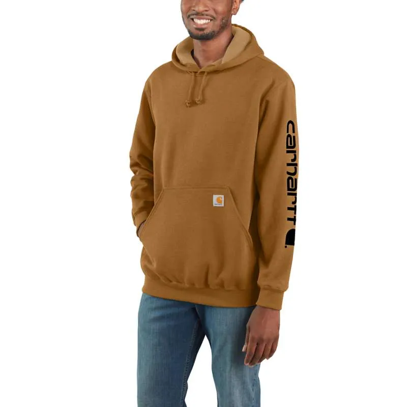 Carhartt Midweight Sleeve Logo Hooded Sweatshirt