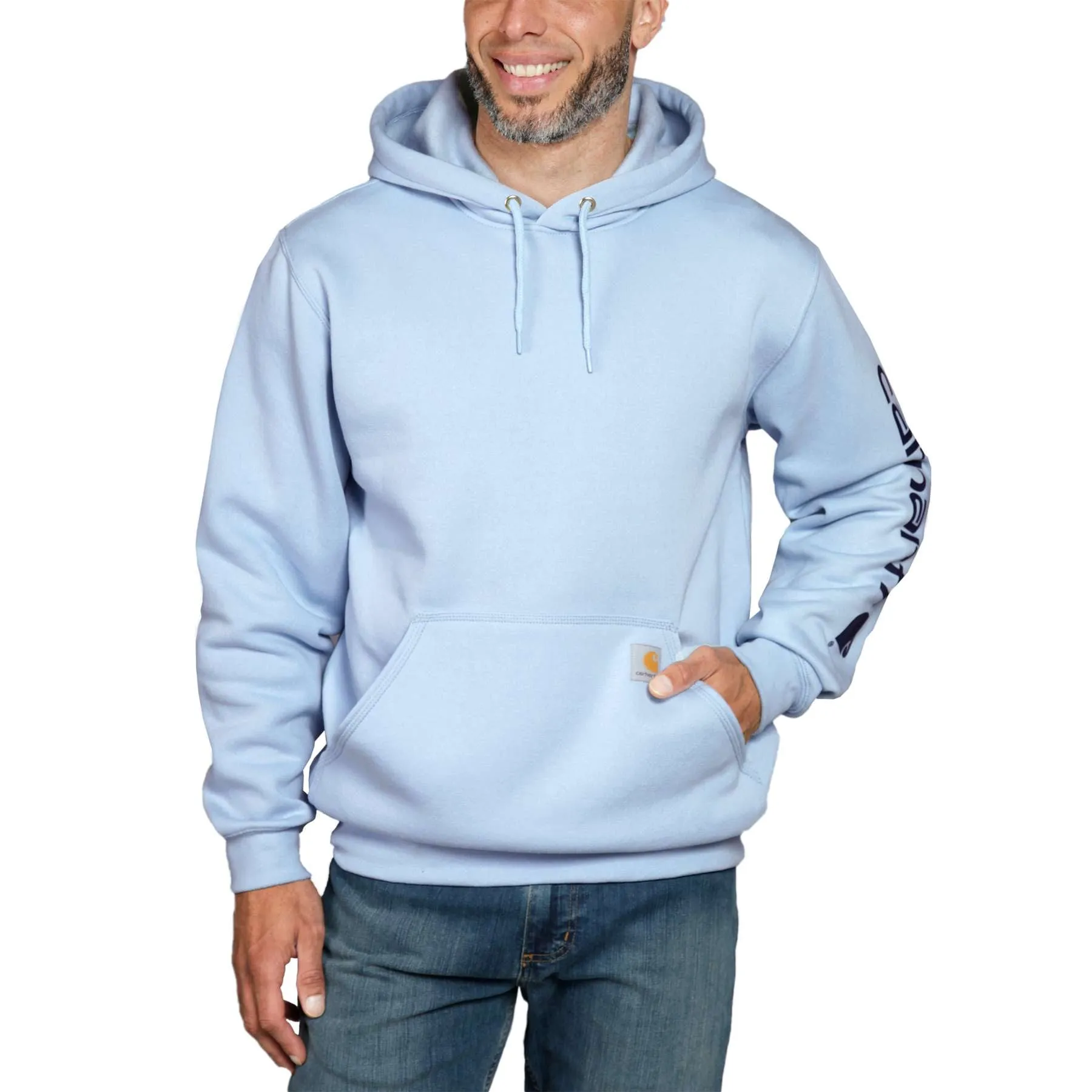 Carhartt Midweight Sleeve Logo Hooded Sweatshirt
