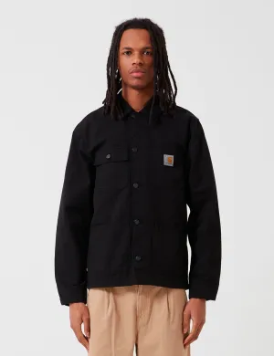 Carhartt-WIP Michigan Coat (Cotton Newcomb Drill) - Black