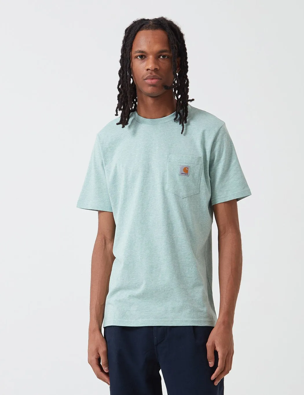 Carhartt-WIP Pocket T-Shirt - Zola Heather Green