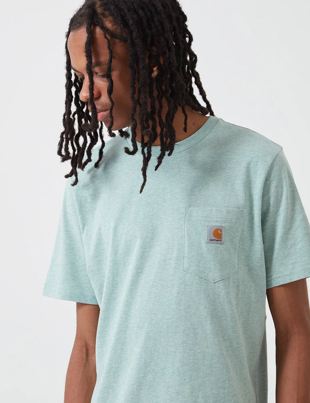 Carhartt-WIP Pocket T-Shirt - Zola Heather Green