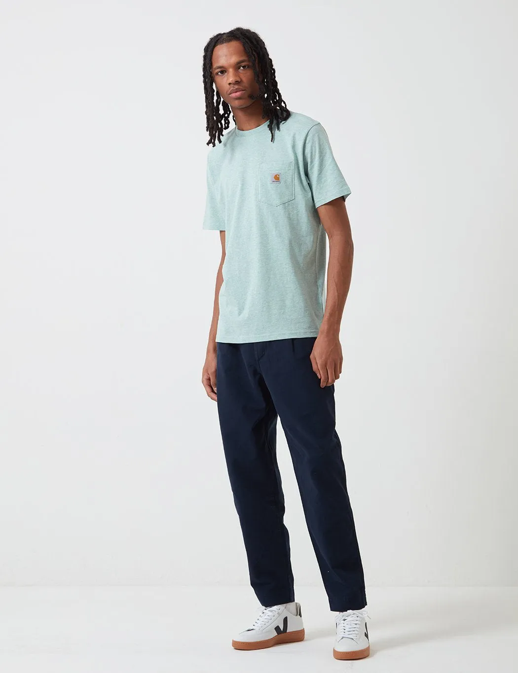 Carhartt-WIP Pocket T-Shirt - Zola Heather Green