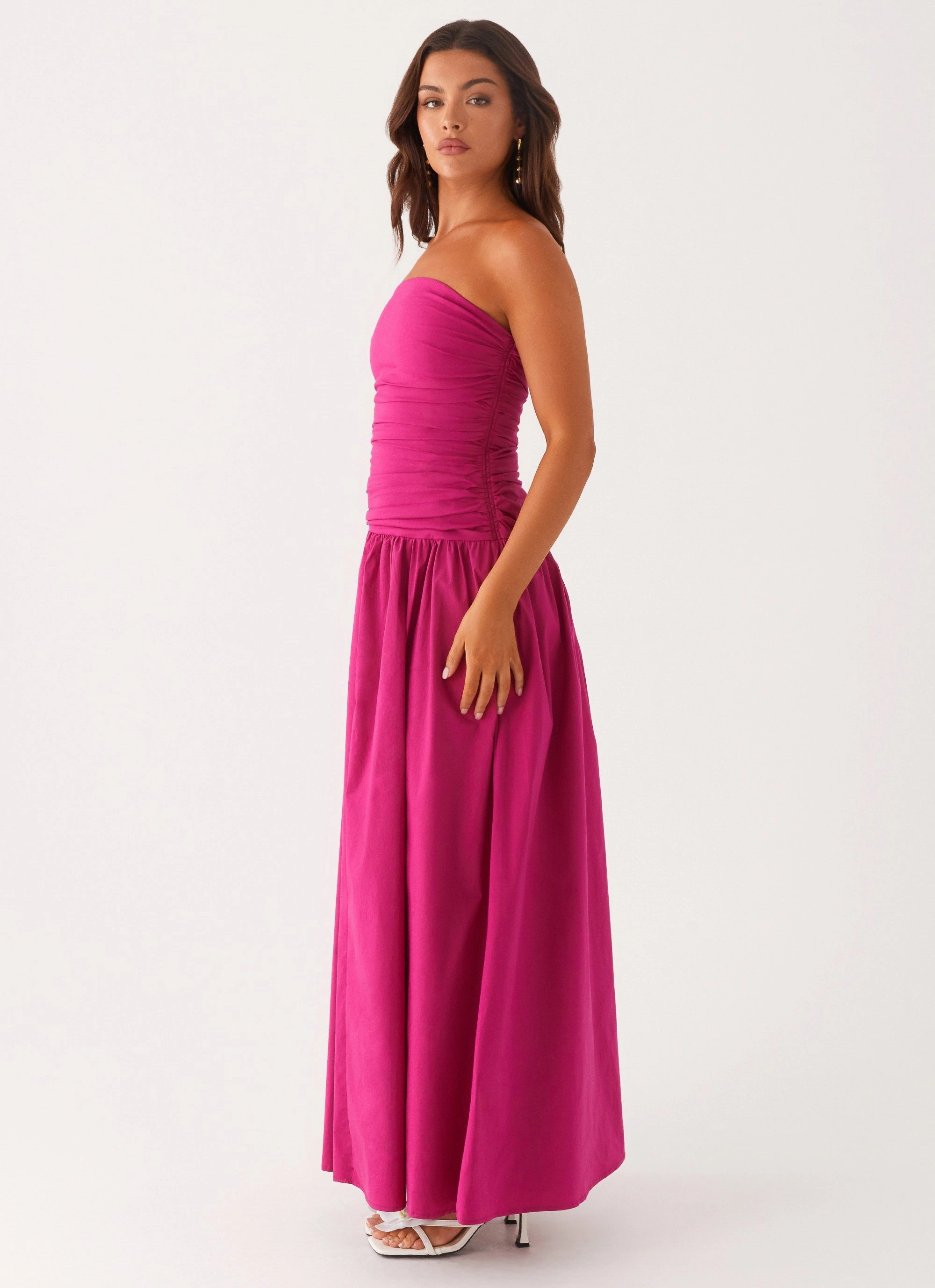 Pure Lines Carmel Maxi Dress - Fuchsia