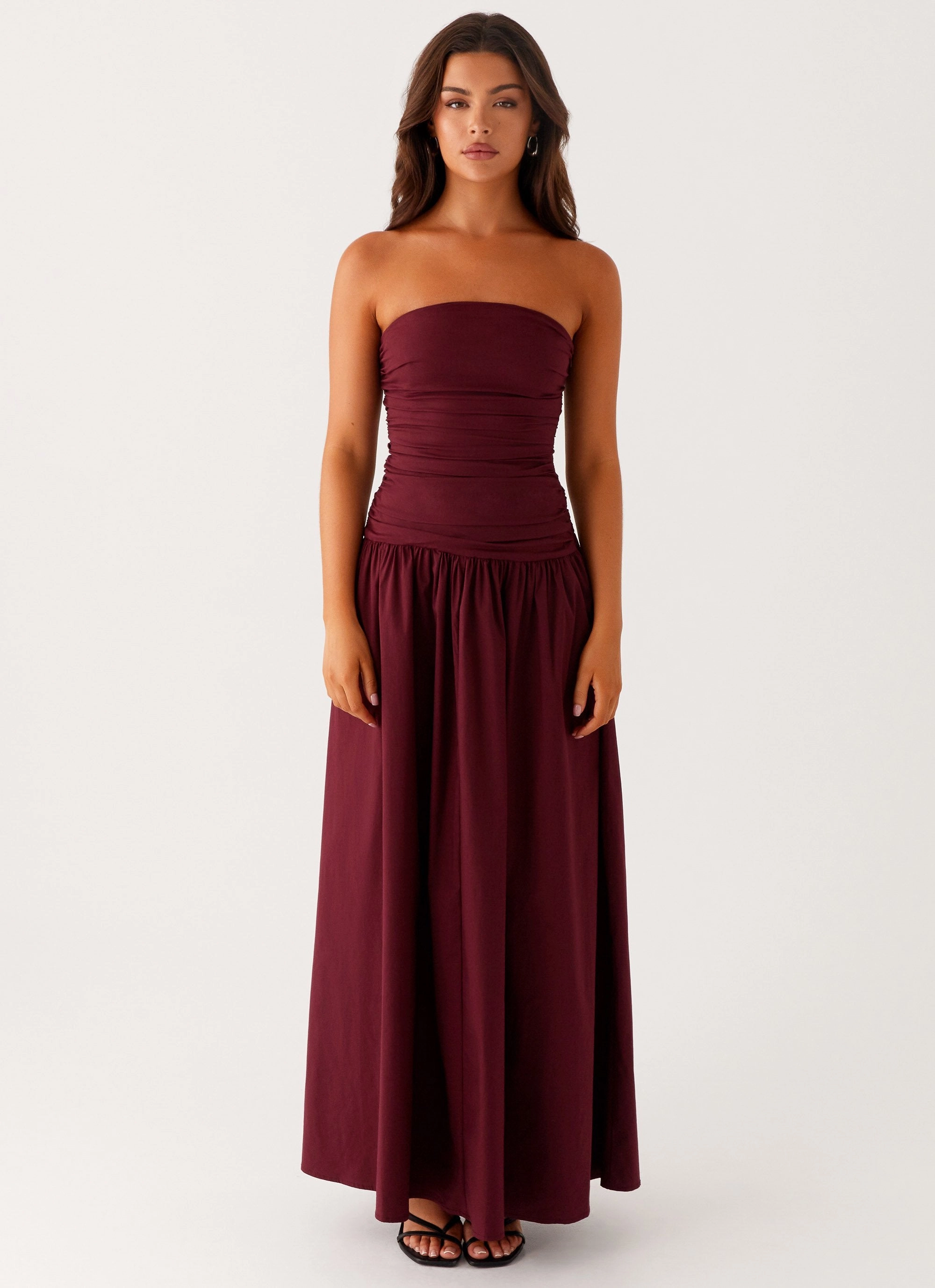 All-day Comfort Flattering Comfort Wear Carmel Maxi Dress - Mulberry