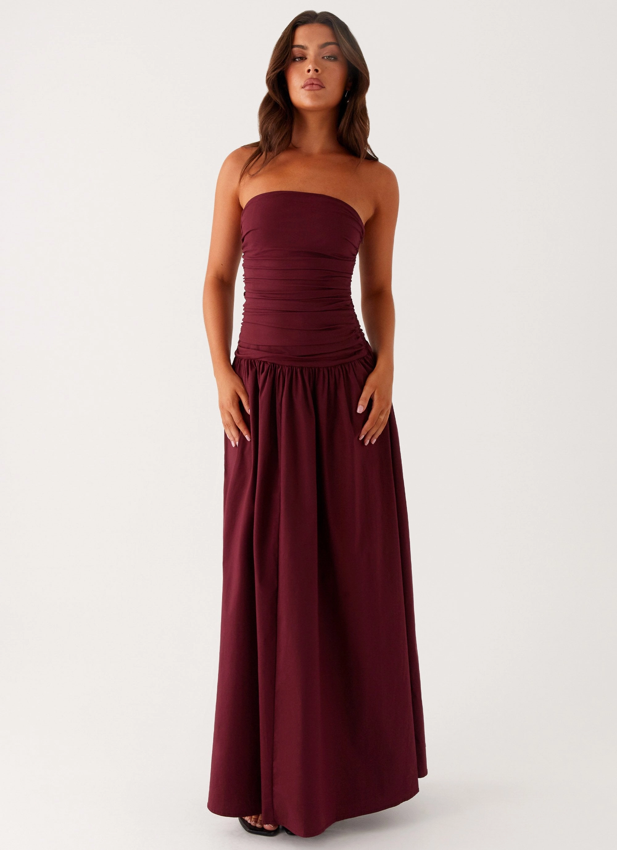 Trend Focused Carmel Maxi Dress - Mulberry