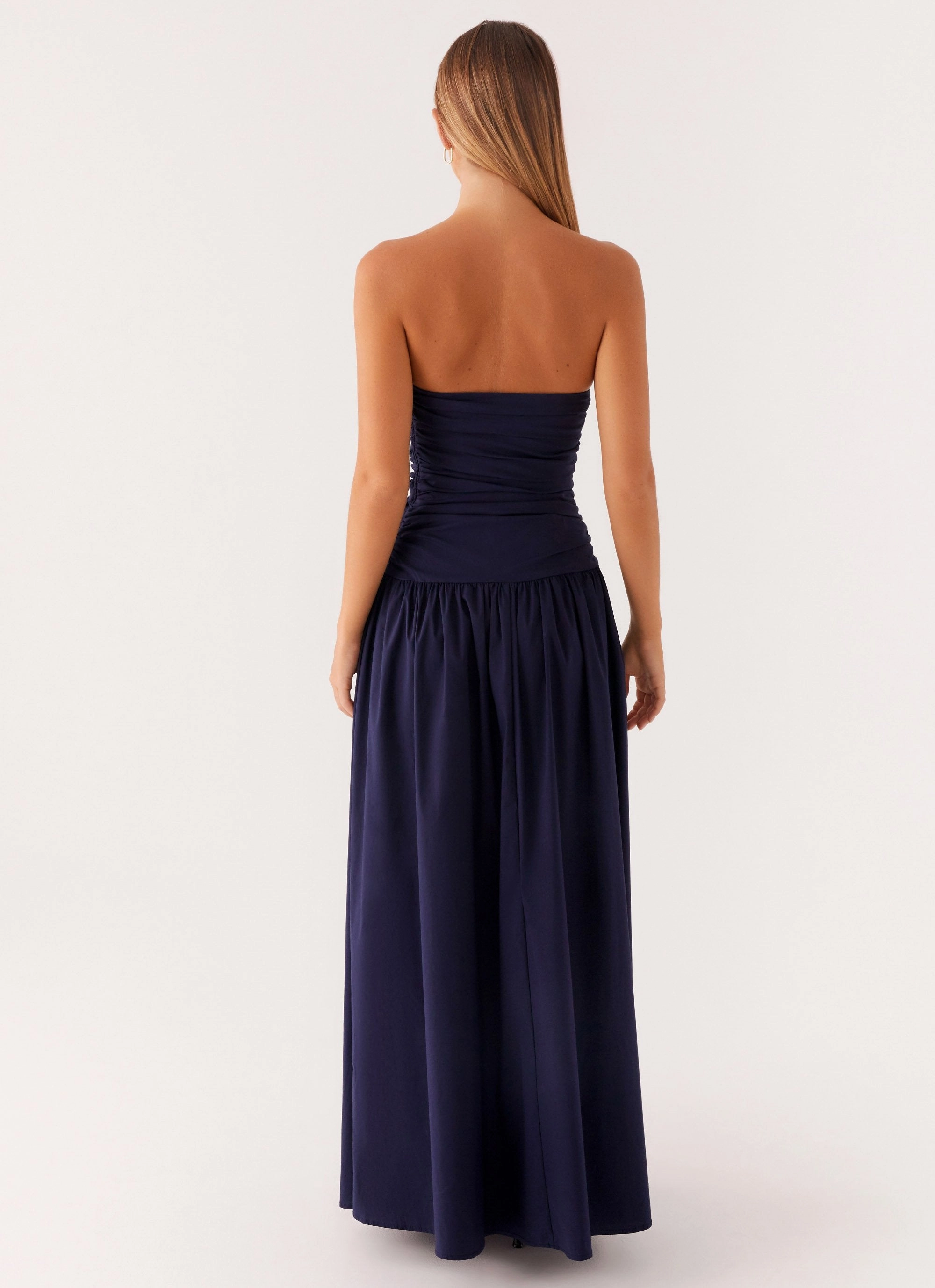 Carmel Maxi Dress - Navy Dreamy Motion