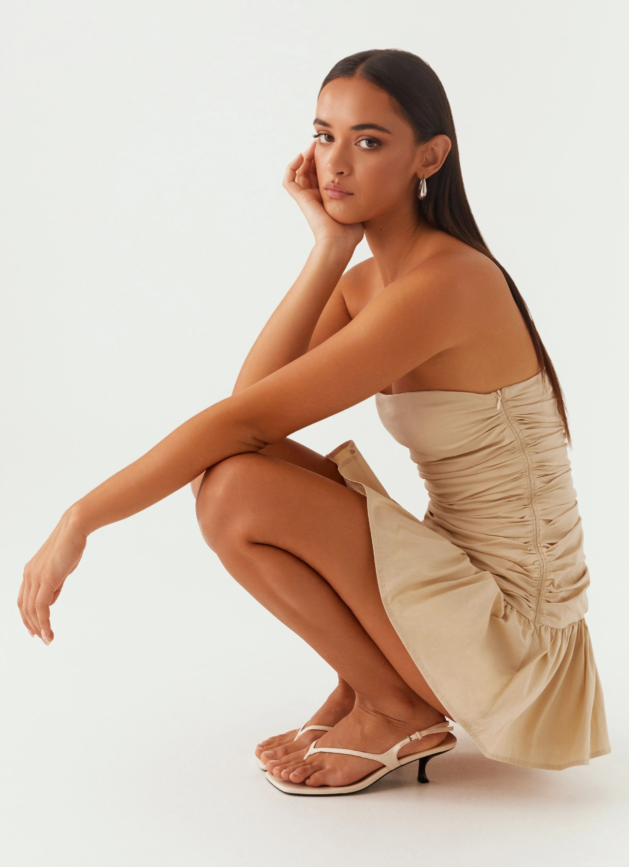 Carmel Mini Dress - Ivory Bright Bloom