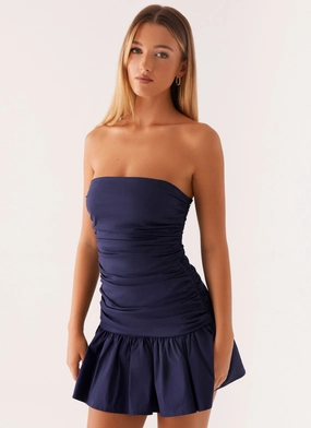 Carmel Mini Dress - Navy Quick Match