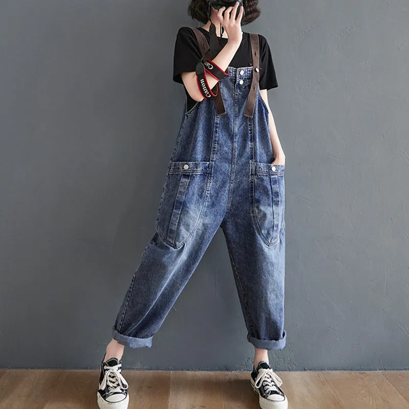 Casual Crotch Thick Harem Women's Overall