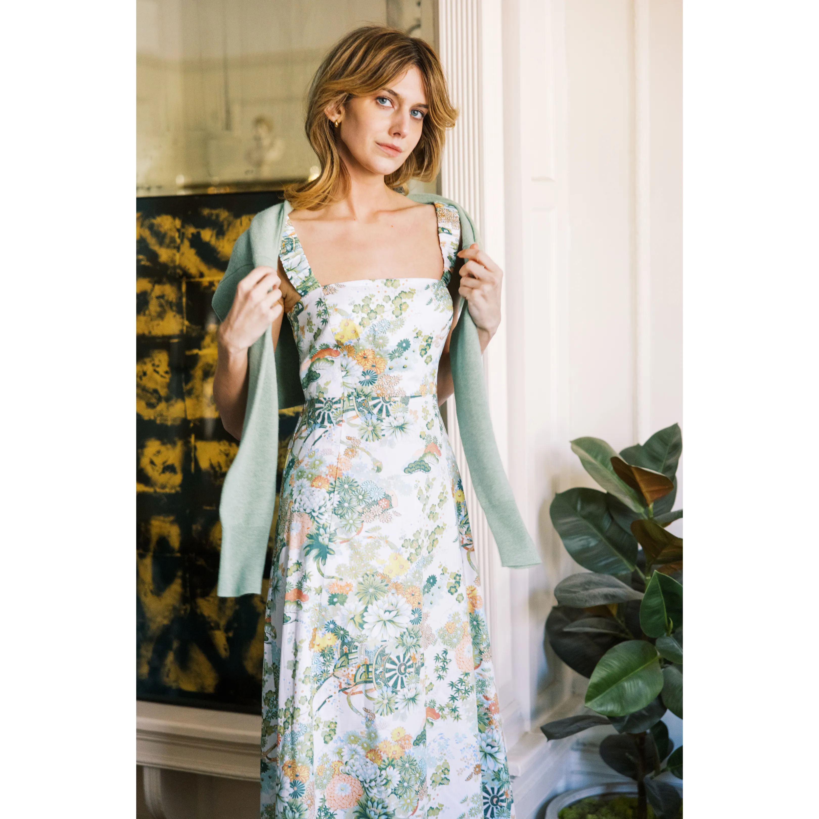 Quick Dry Fabric MASON'S DAUGHTER | Maxi Dress, Spring Chinoiserie