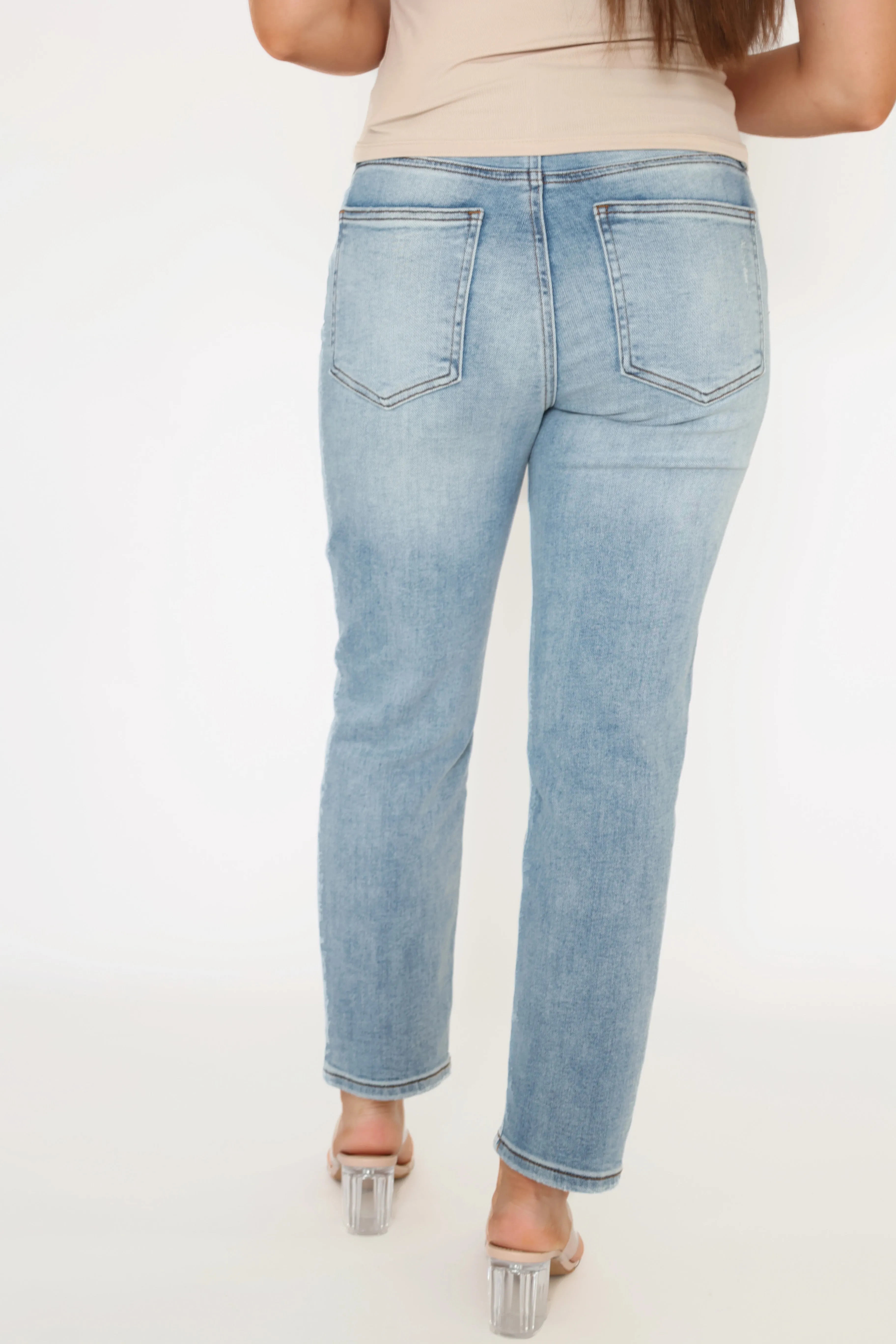 Rachael High Rise Fab Ab Mom Jean - Recognition- FINAL SALE Comfortable fit LowProfileStitching