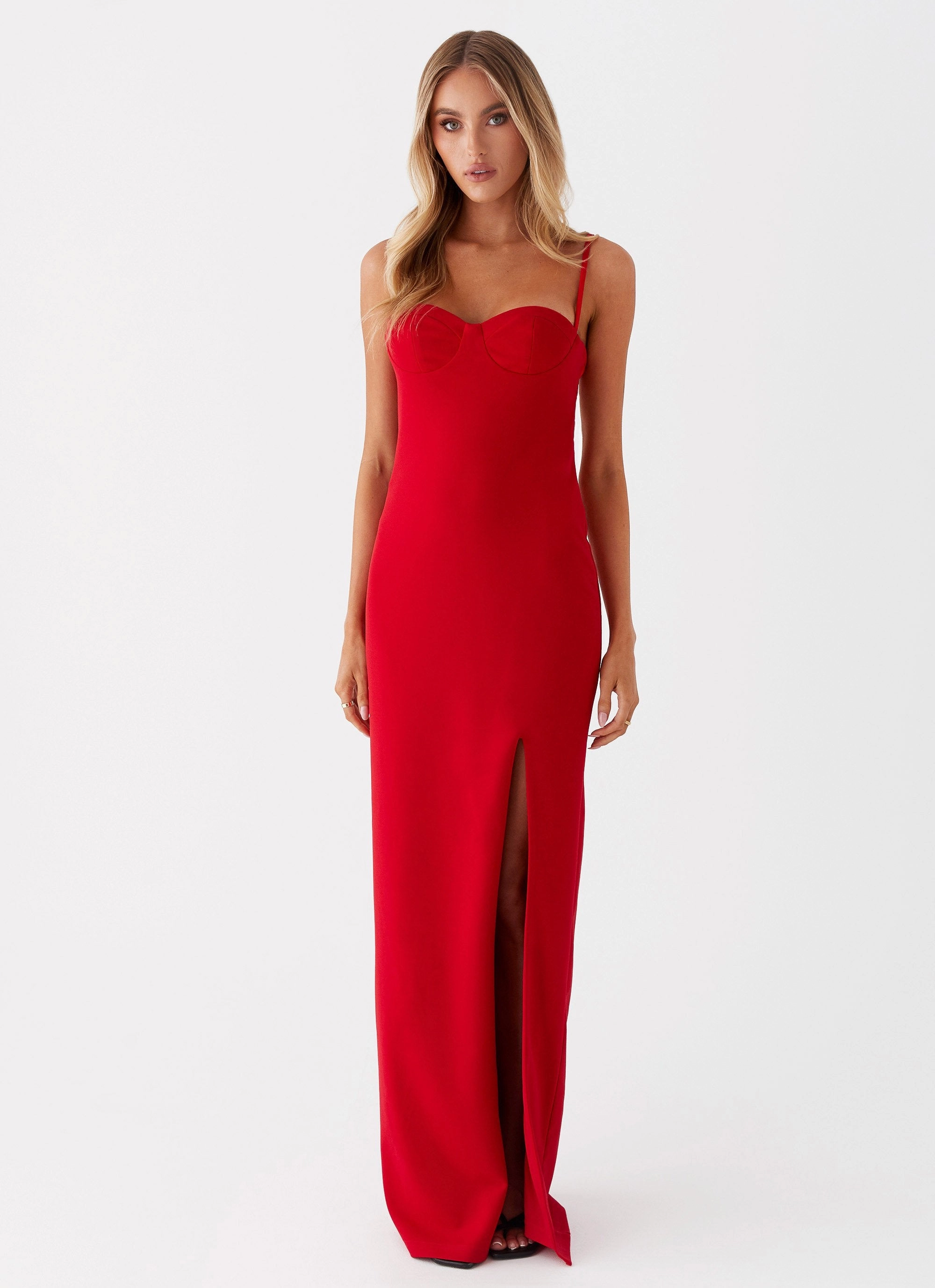 Sophisticated Touch Stefanie Maxi Dress - Red