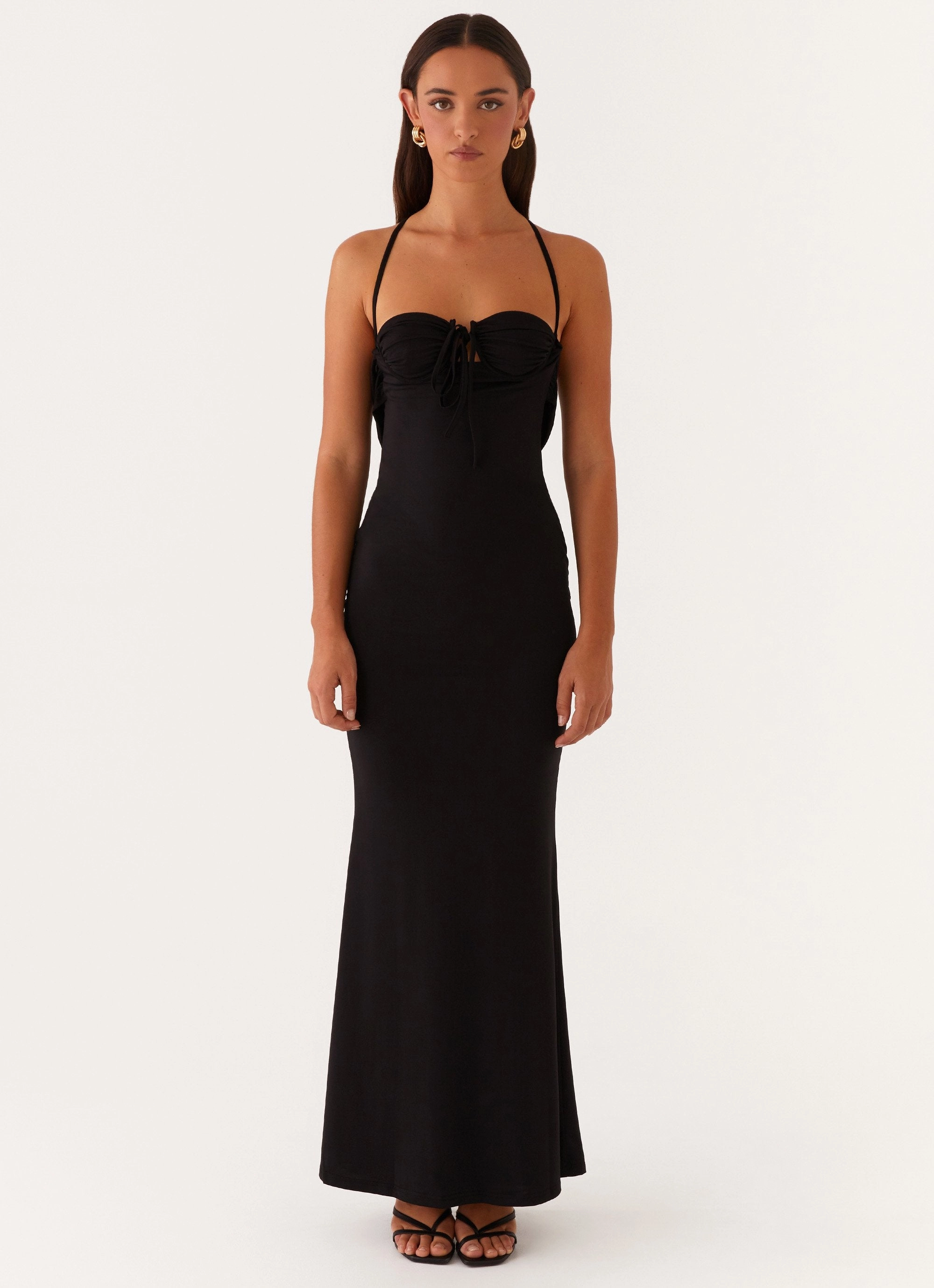 Relax Motion Bombshell Maxi Dress - Black