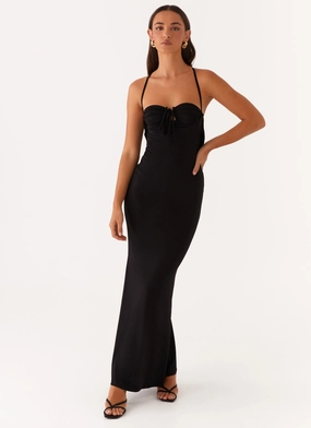 Urban Chic Bombshell Maxi Dress - Black