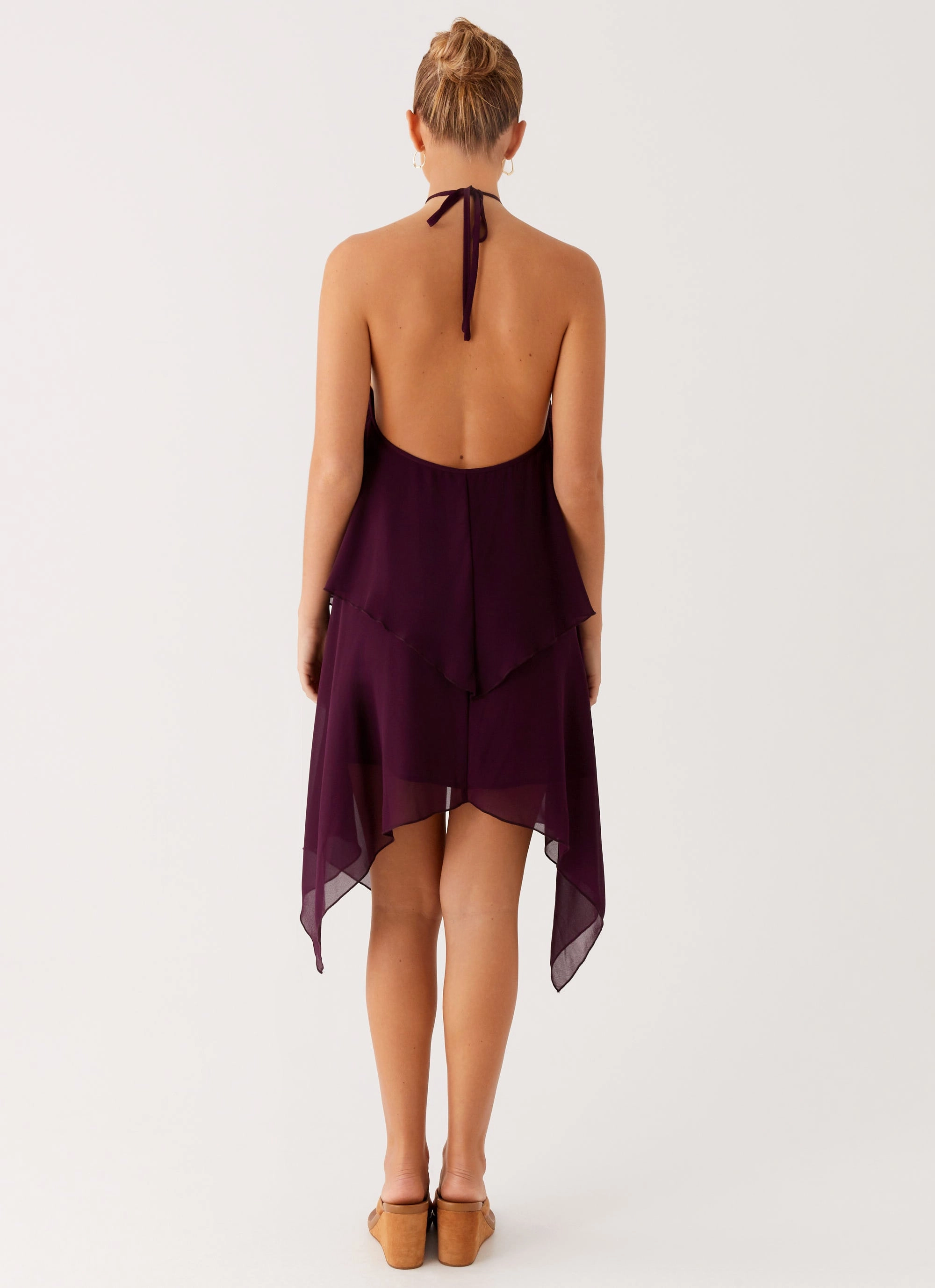 Dalenti Midi Dress - Plum Blush Shade