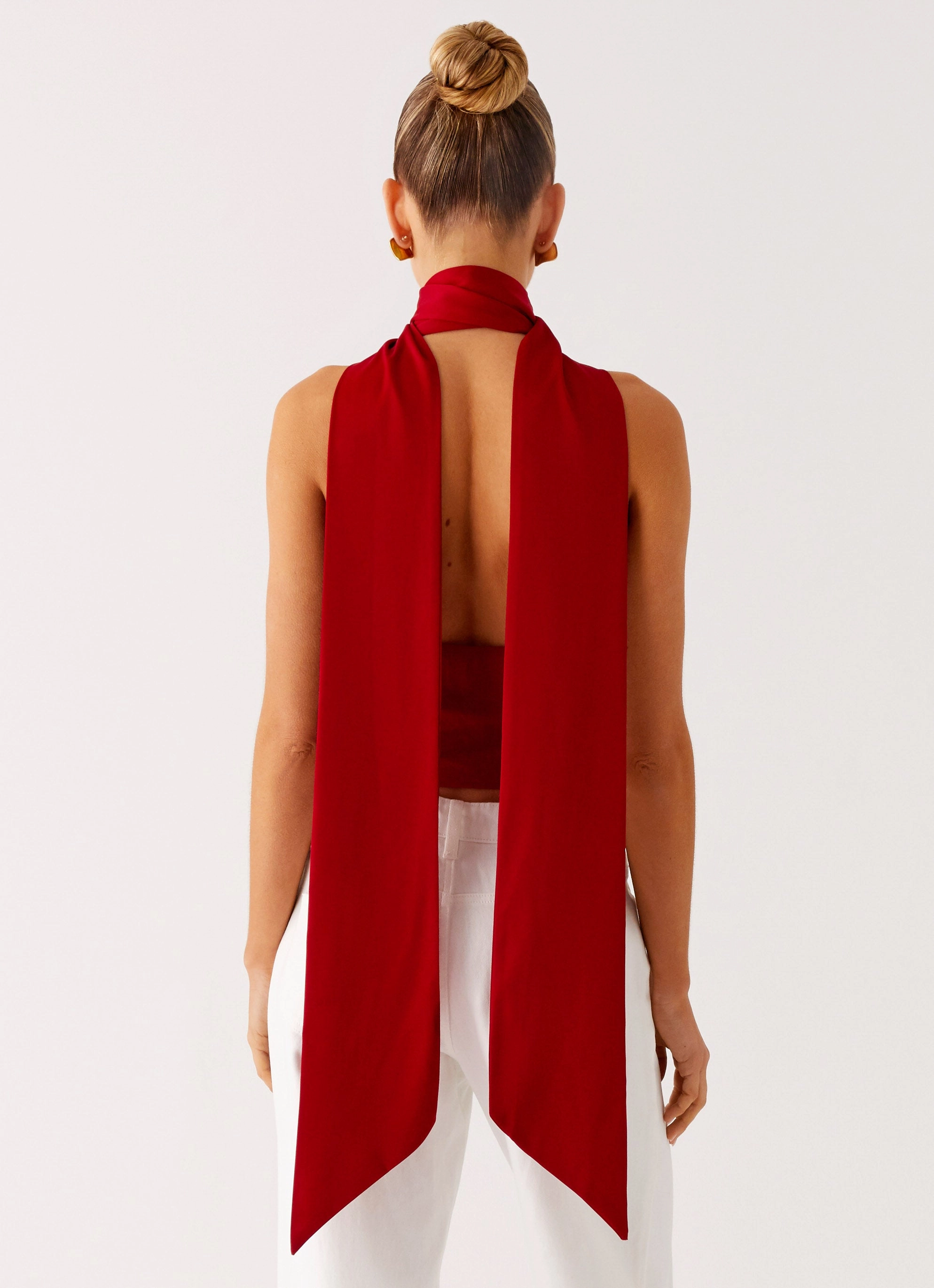 BreathableMoistureBarrier Sun Protection Fabric Catching Feelings Top - Red