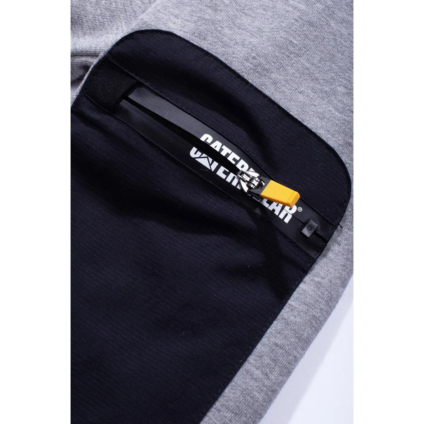 Caterpillar Loopback Full Zip Hoodie  Grey