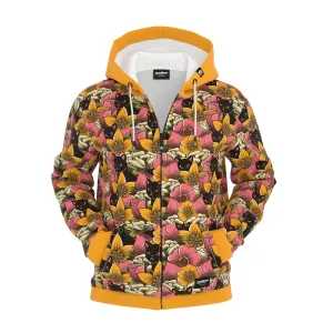 Cat's In A Field Zip Up Hoodie