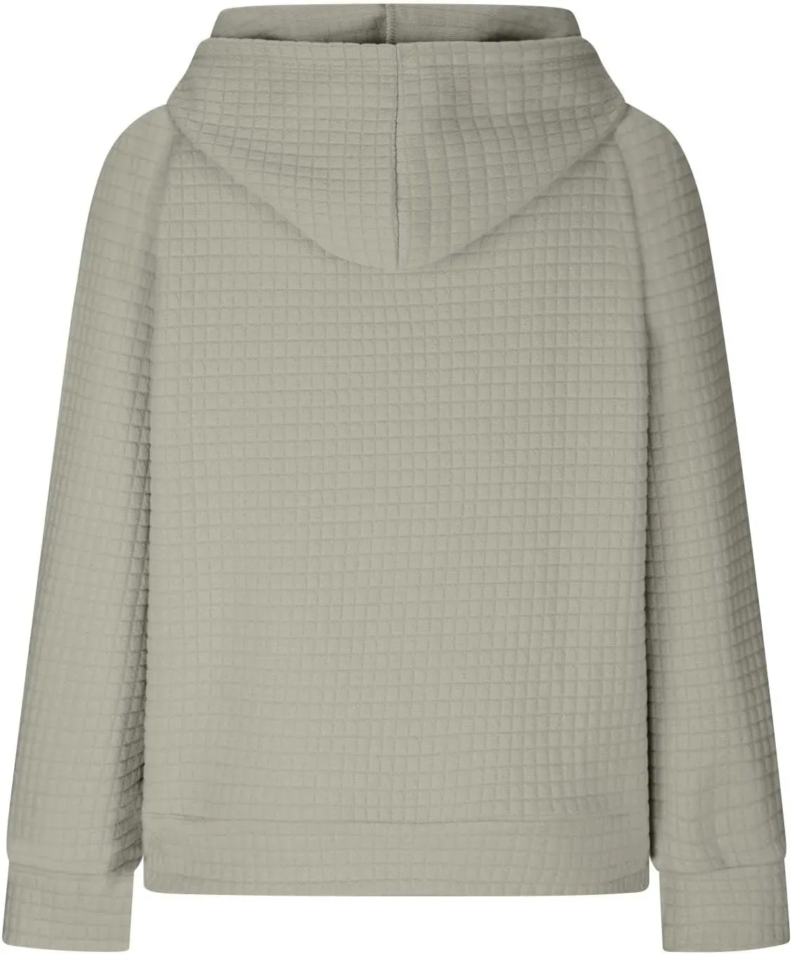 Ceboyel Womens Lightweight Sweatshirts Hoodies Waffle Knit Tops Long Sleeve Pullover Sweater Cute Teen Girls Clothes 2023
