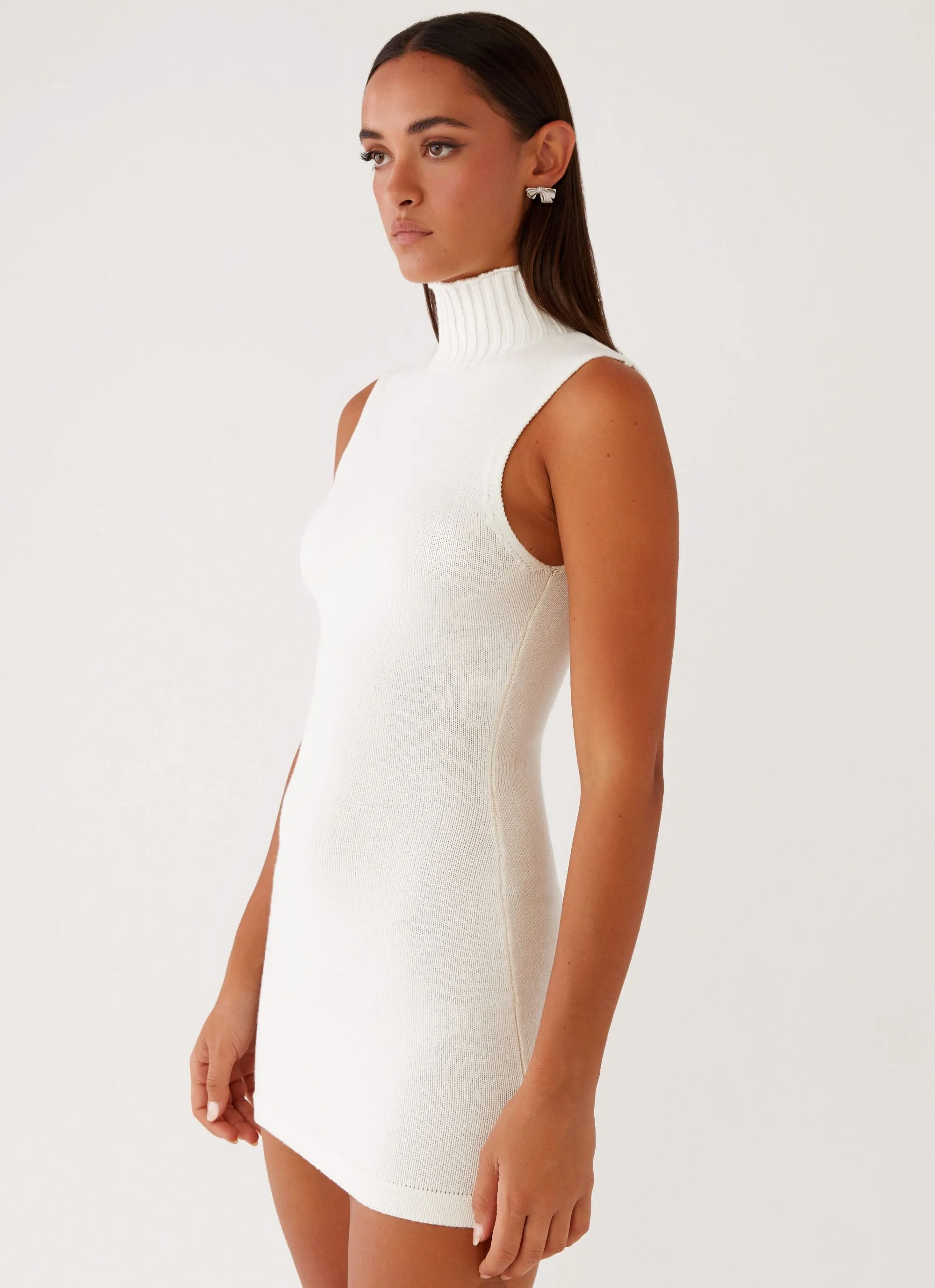 Cece Mini Dress - Ivory Relaxed Comfort Look