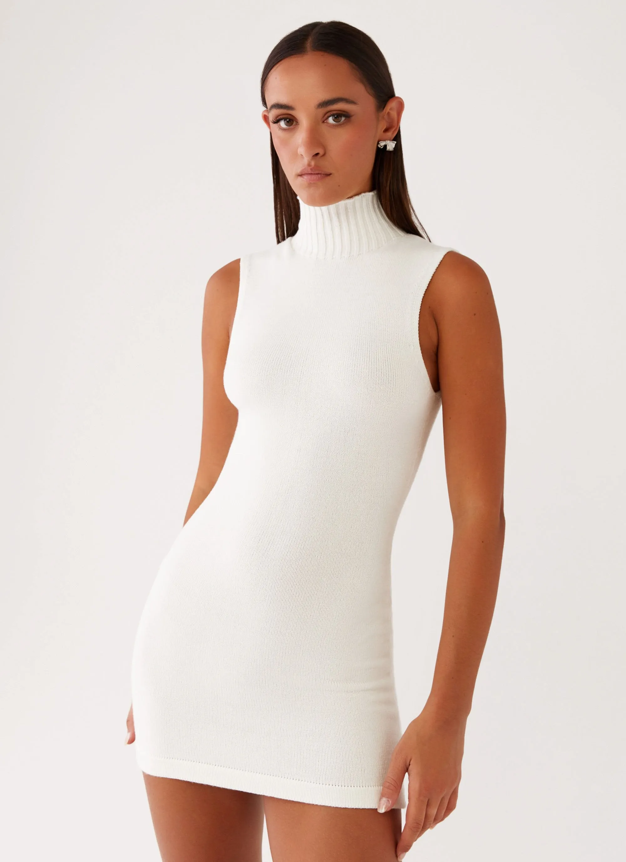 Cece Mini Dress - Ivory Refined Presence