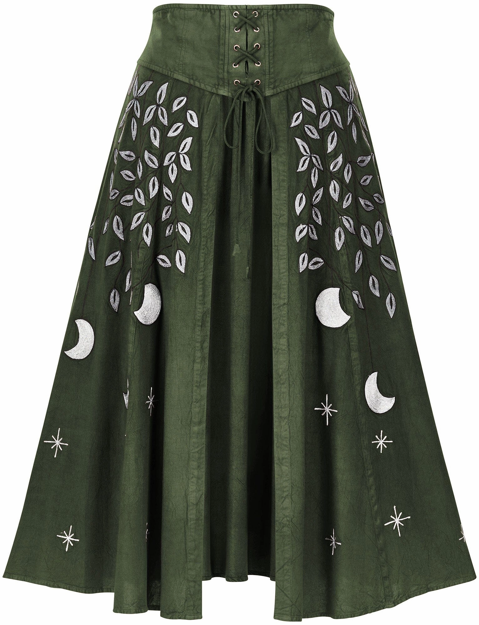 Celestia Maxi Overskirt Limited Edition Moss Green Day To Night