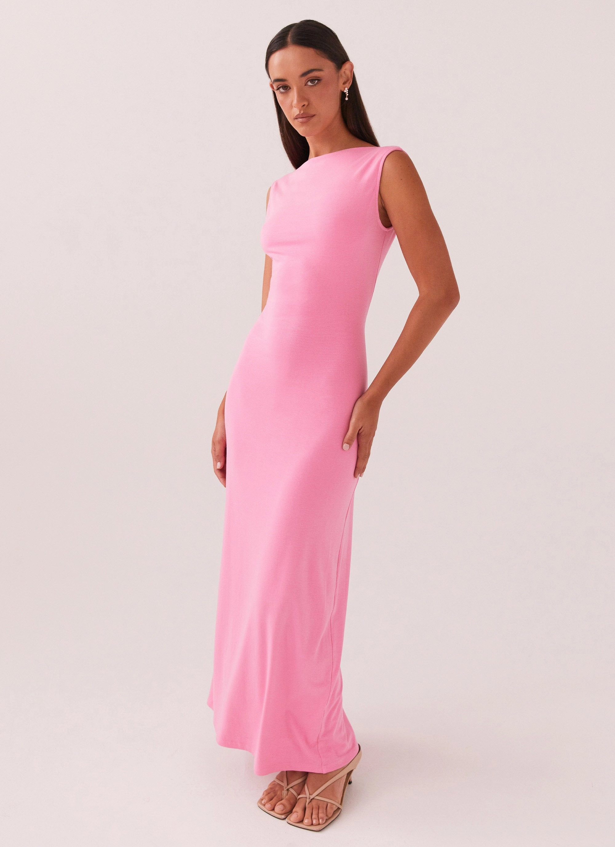 Celina Maxi Dress - Pink Daywear Fit Wedding-Guest