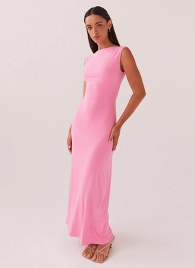 Celina Maxi Dress - Pink Daywear Fit Wedding-Guest