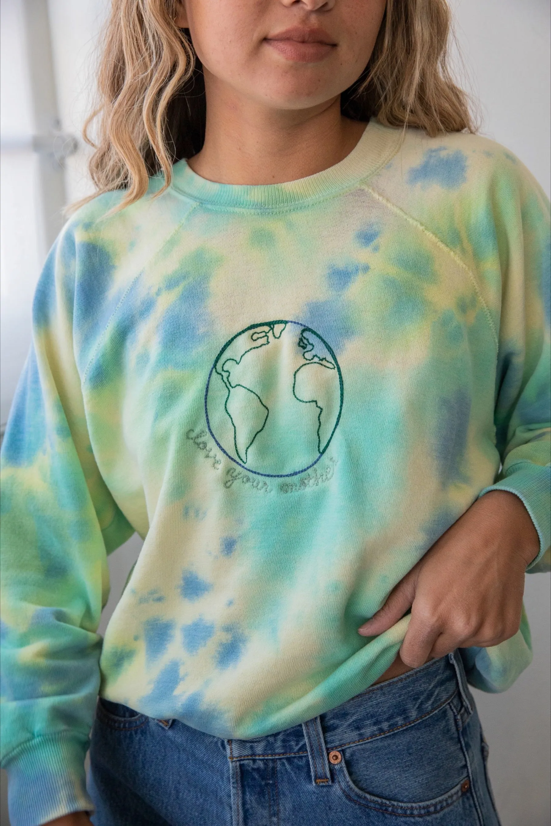 Ceremony Chainstitch X Prism Tie Dye Love Your Mother Sweatshirt