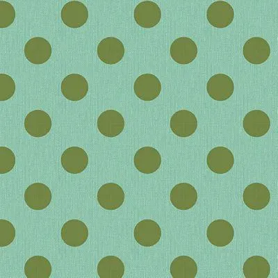 Chambray Dots Teal Green