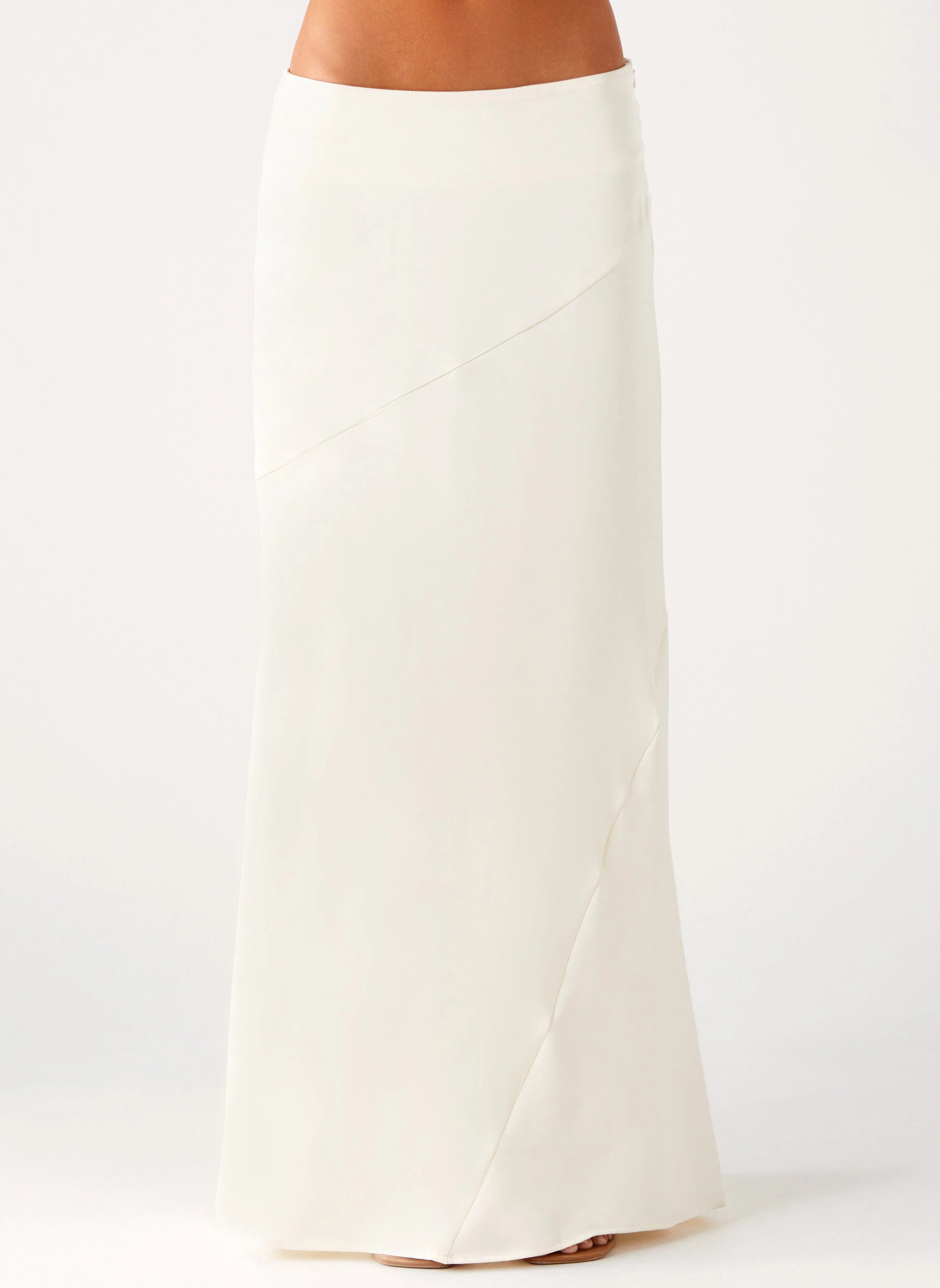 Chandra Maxi Skirt - Ivory Ultimate Wear
