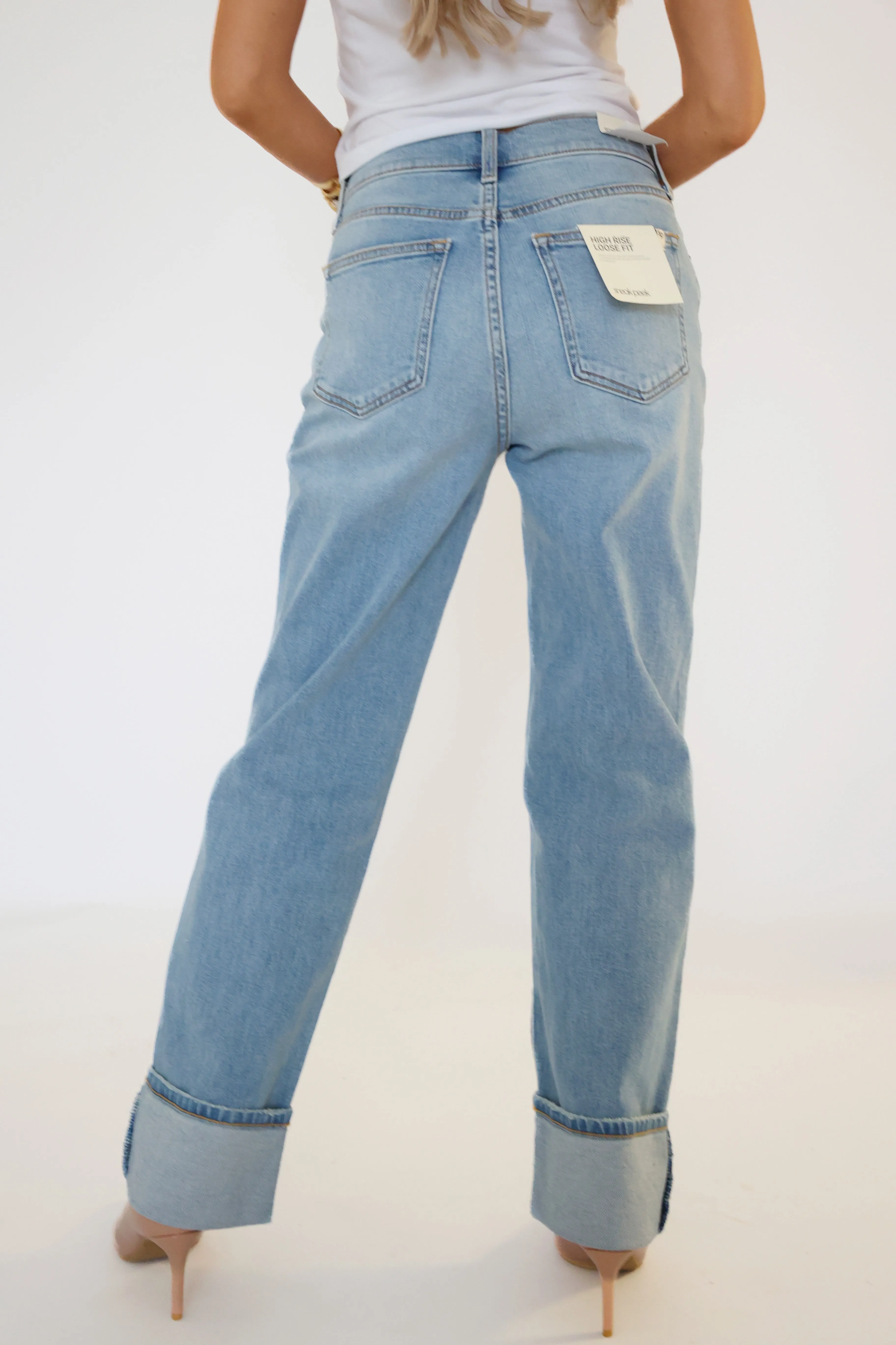 Easy Stretch Chaney Cuffed Jeans -FINAL SALE