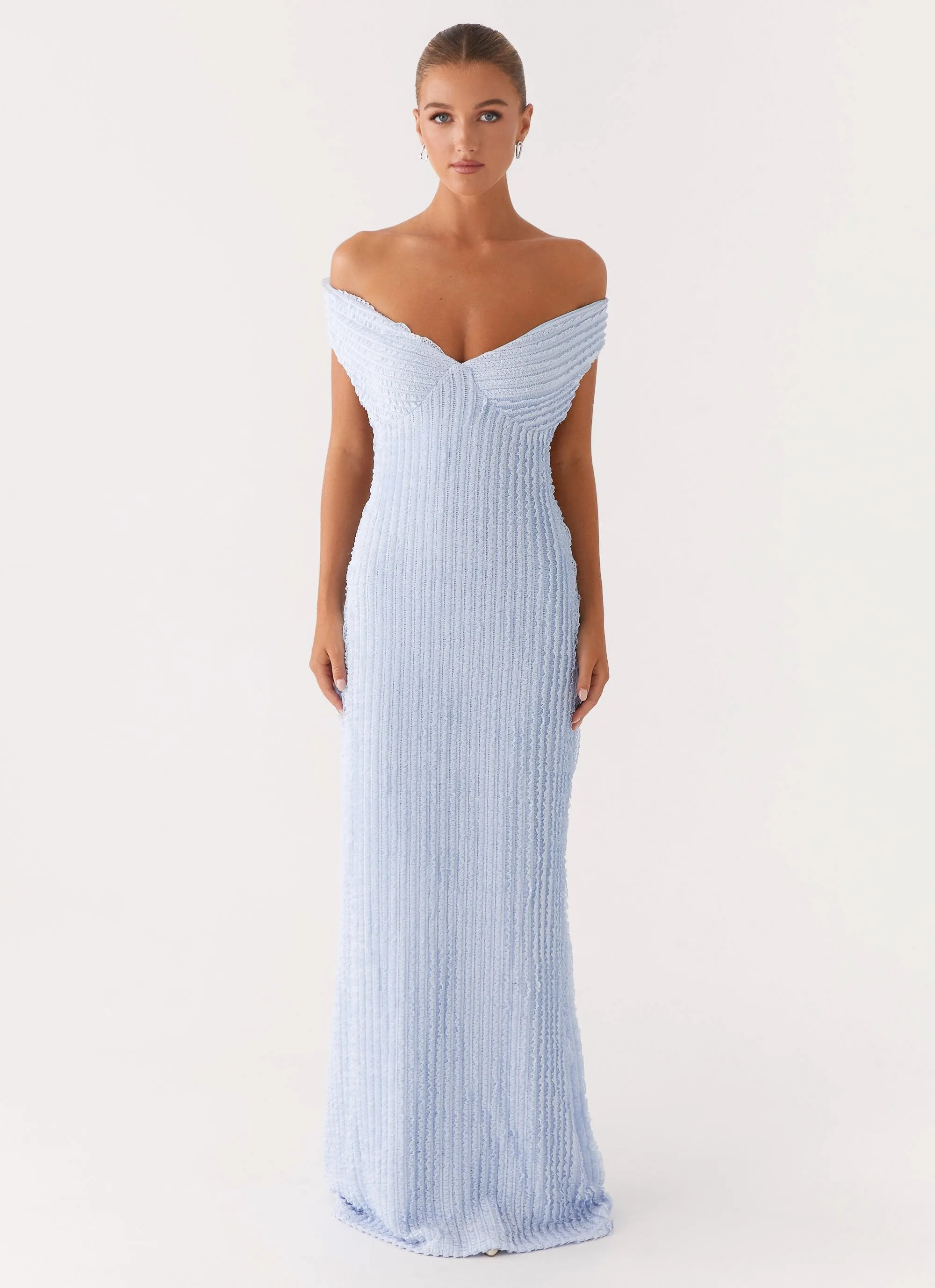 Chantelle Maxi Dress - Blue Lux Look