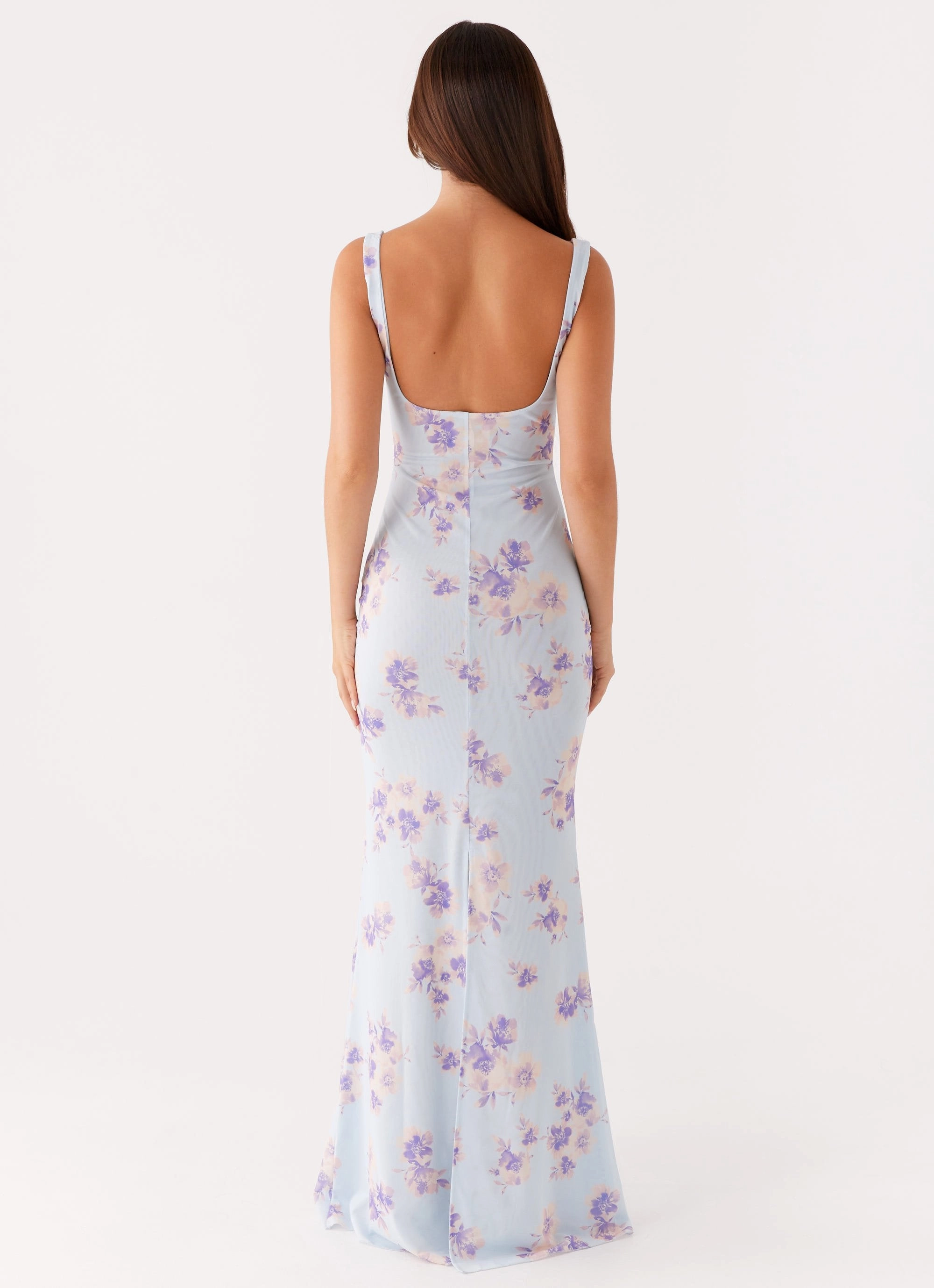Charity Maxi Dress - Print Textured Layers Moment Light