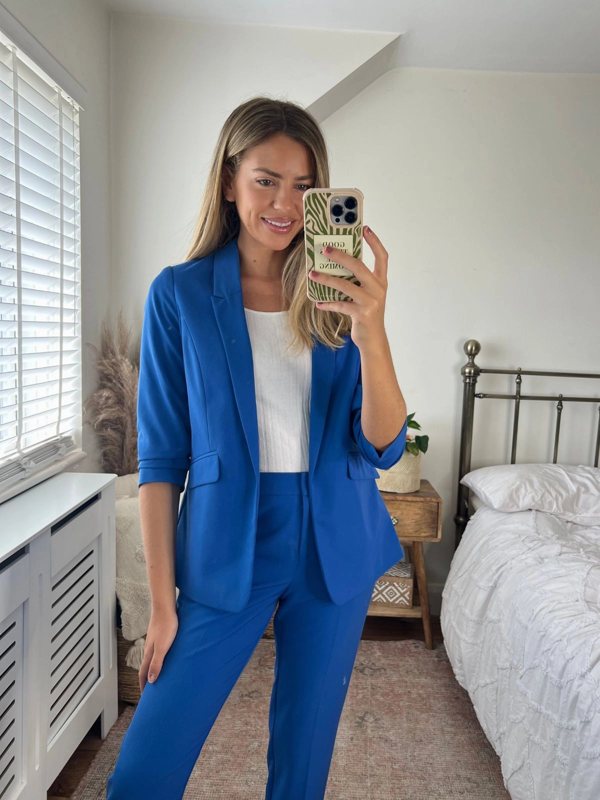 Charli Suit Trousers / Cobalt Blue Trendy Comfort