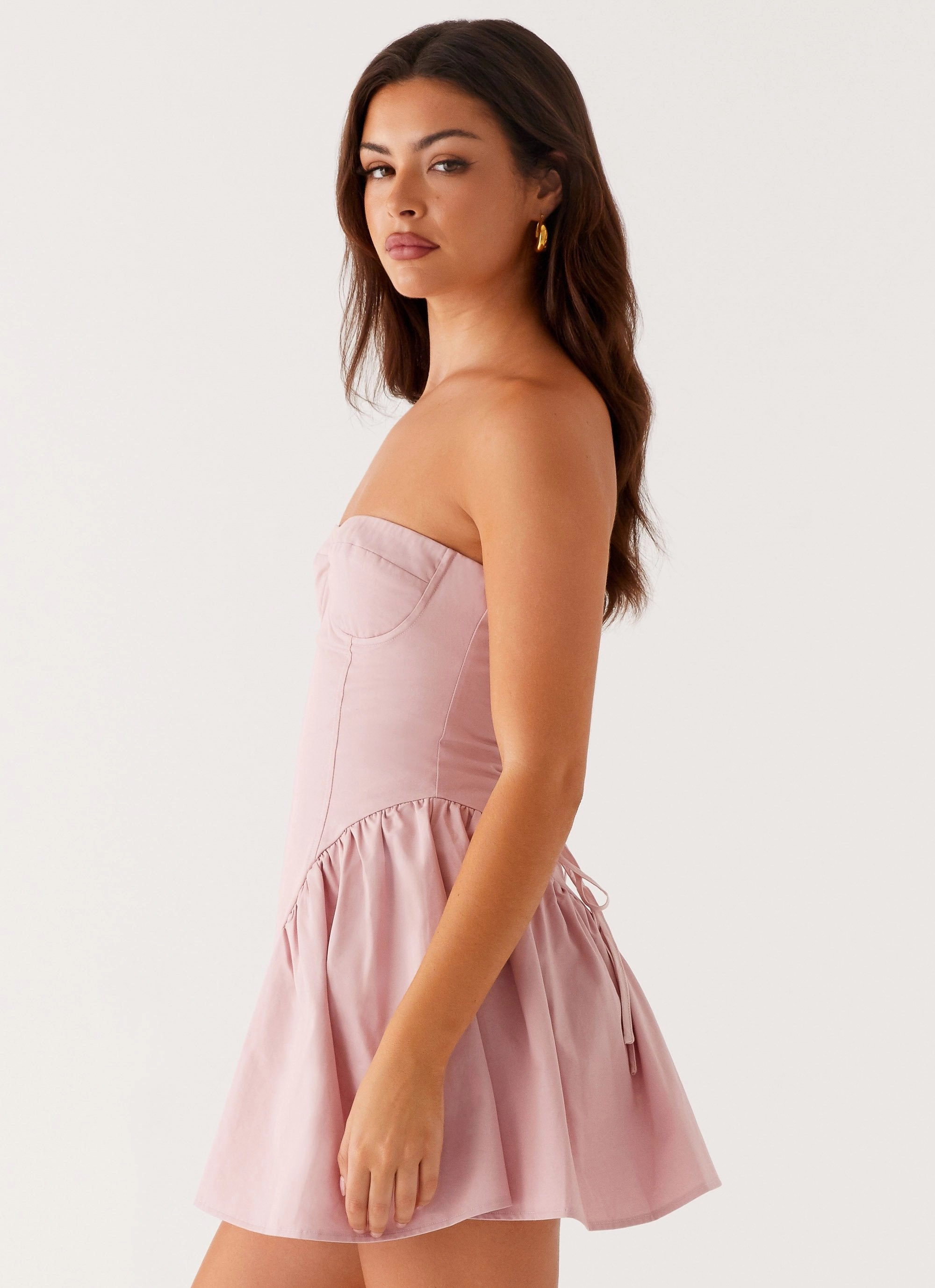 Wrinkle-Free-Finish Charlotte Mini Dress - Pink