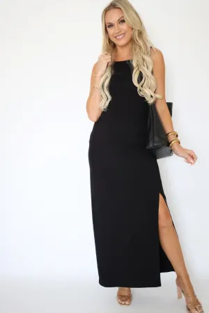 Valencia Midi Dress - Black Everyday-Comfort All Day Ready