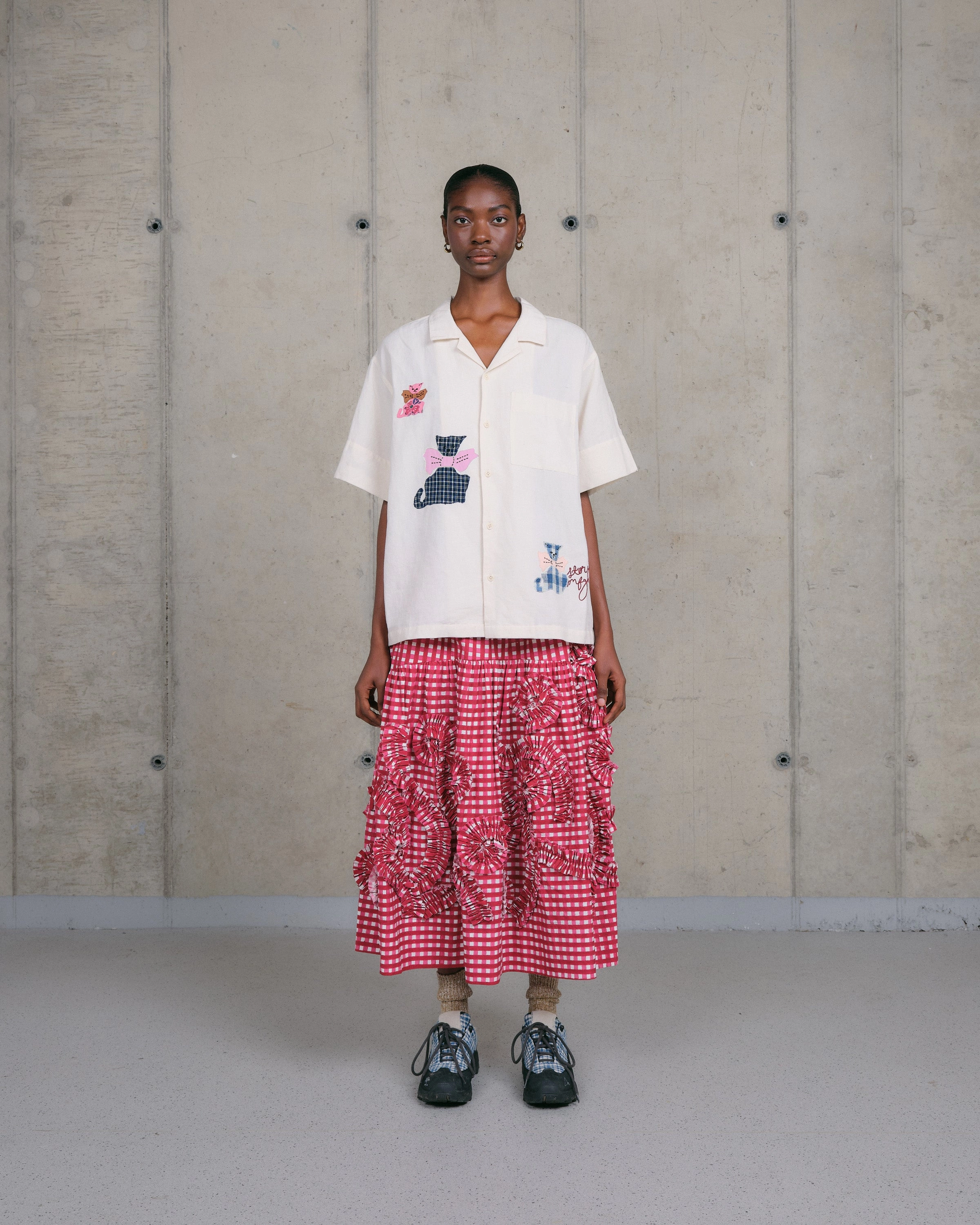 Cozy Cut Casual Style Wear Greetings Shirt SS - Ecru Tales