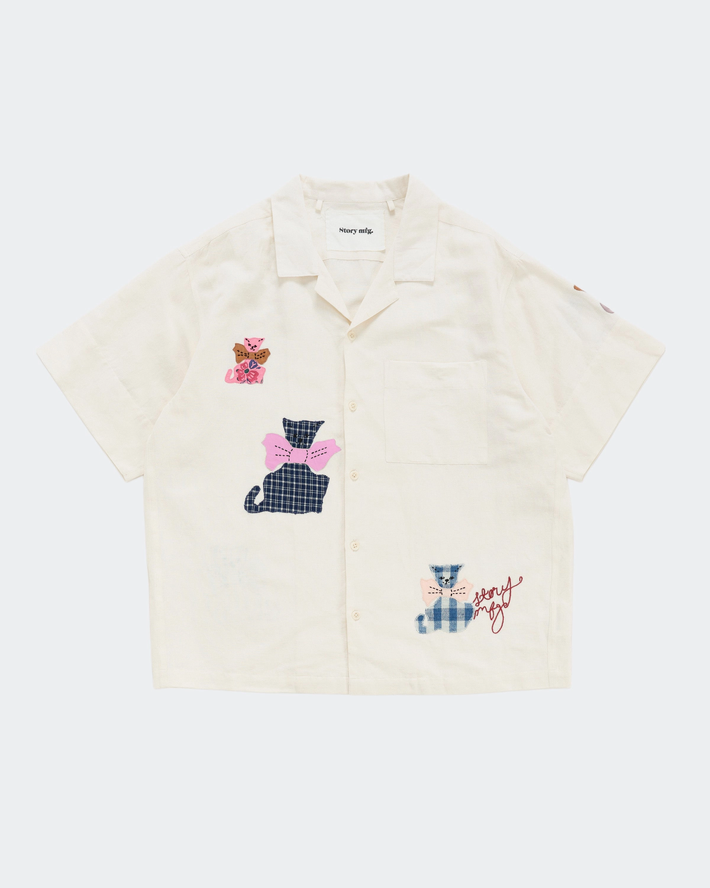 Greetings Shirt SS - Ecru Tales Anti-bacterial Travel Essential