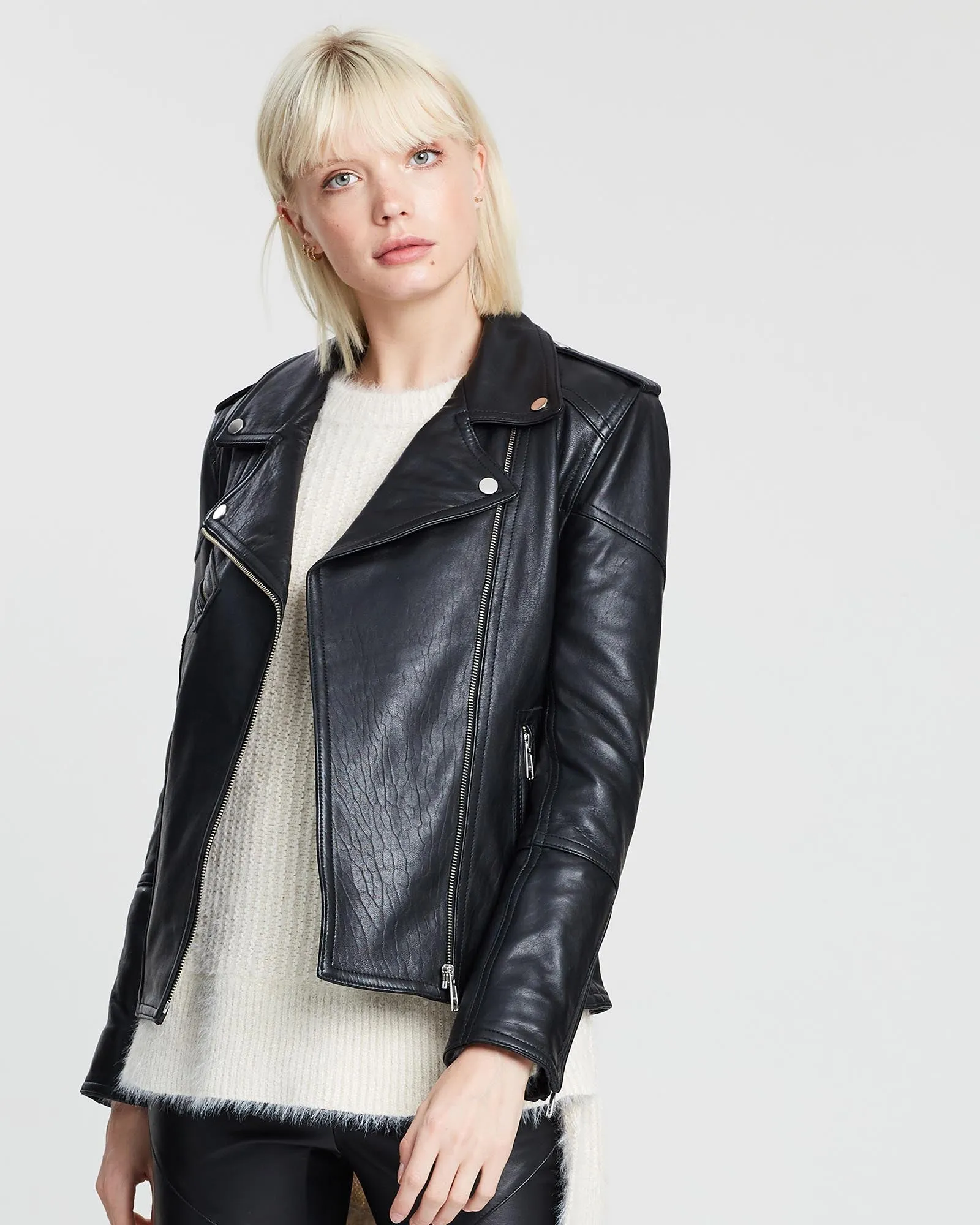 Chevron Jacket  - Jet Black