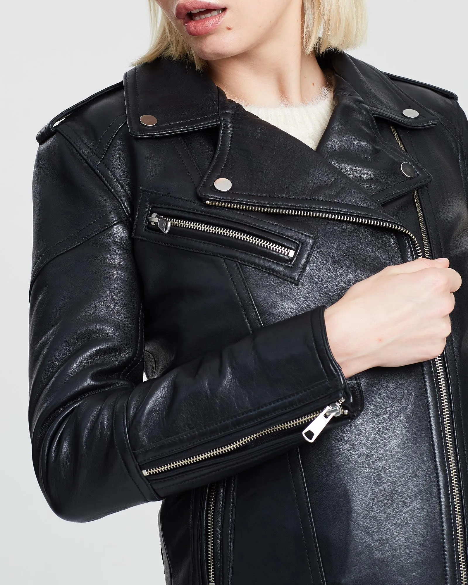 Chevron Jacket  - Jet Black