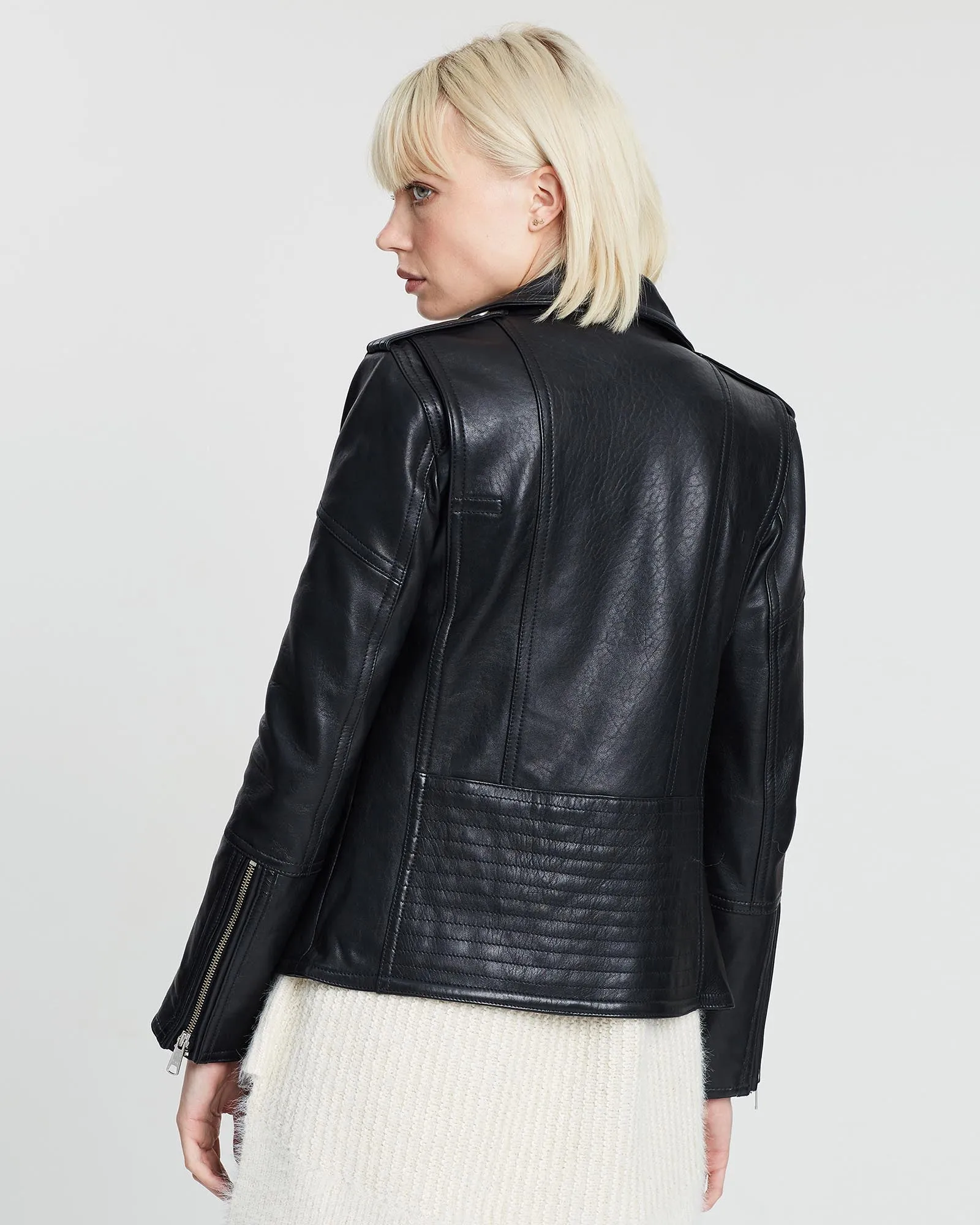 Chevron Jacket  - Jet Black