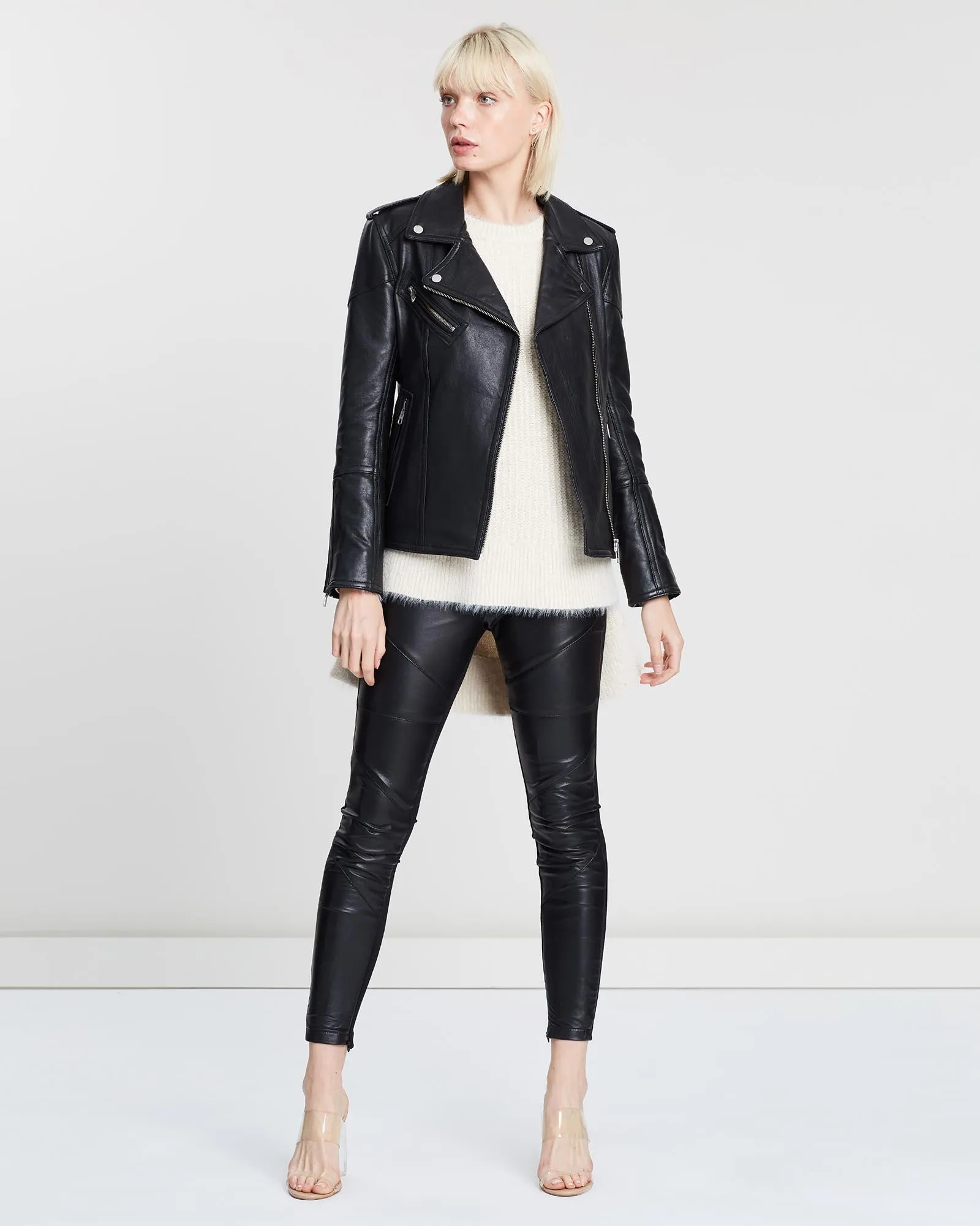 Chevron Jacket  - Jet Black