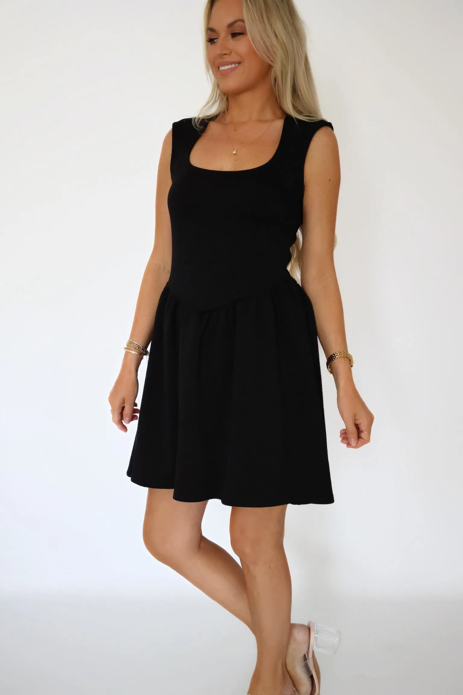 Haleigh Scuba Dress ReinforcedArmholes