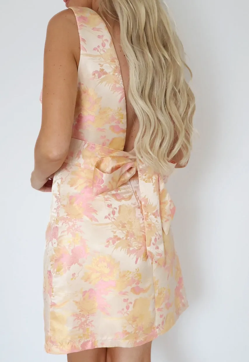 City-Style Jackie Bow Shift Dress (FINAL SALE)