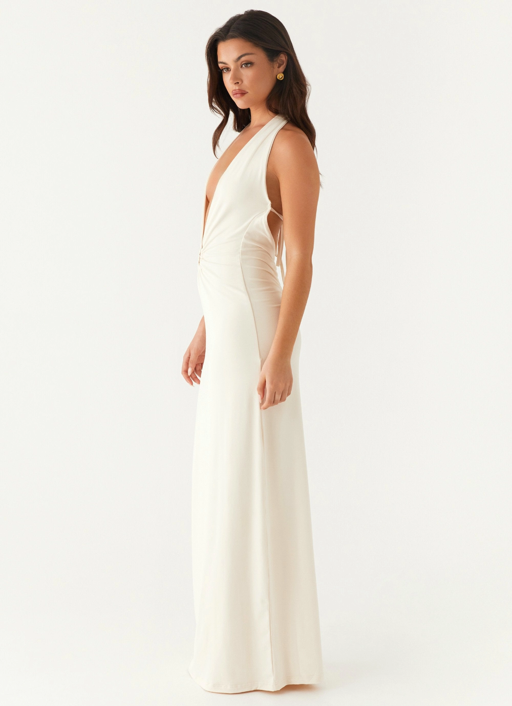 Dominica Maxi Dress - Ivory Fashion Mix Smart And Comfortable