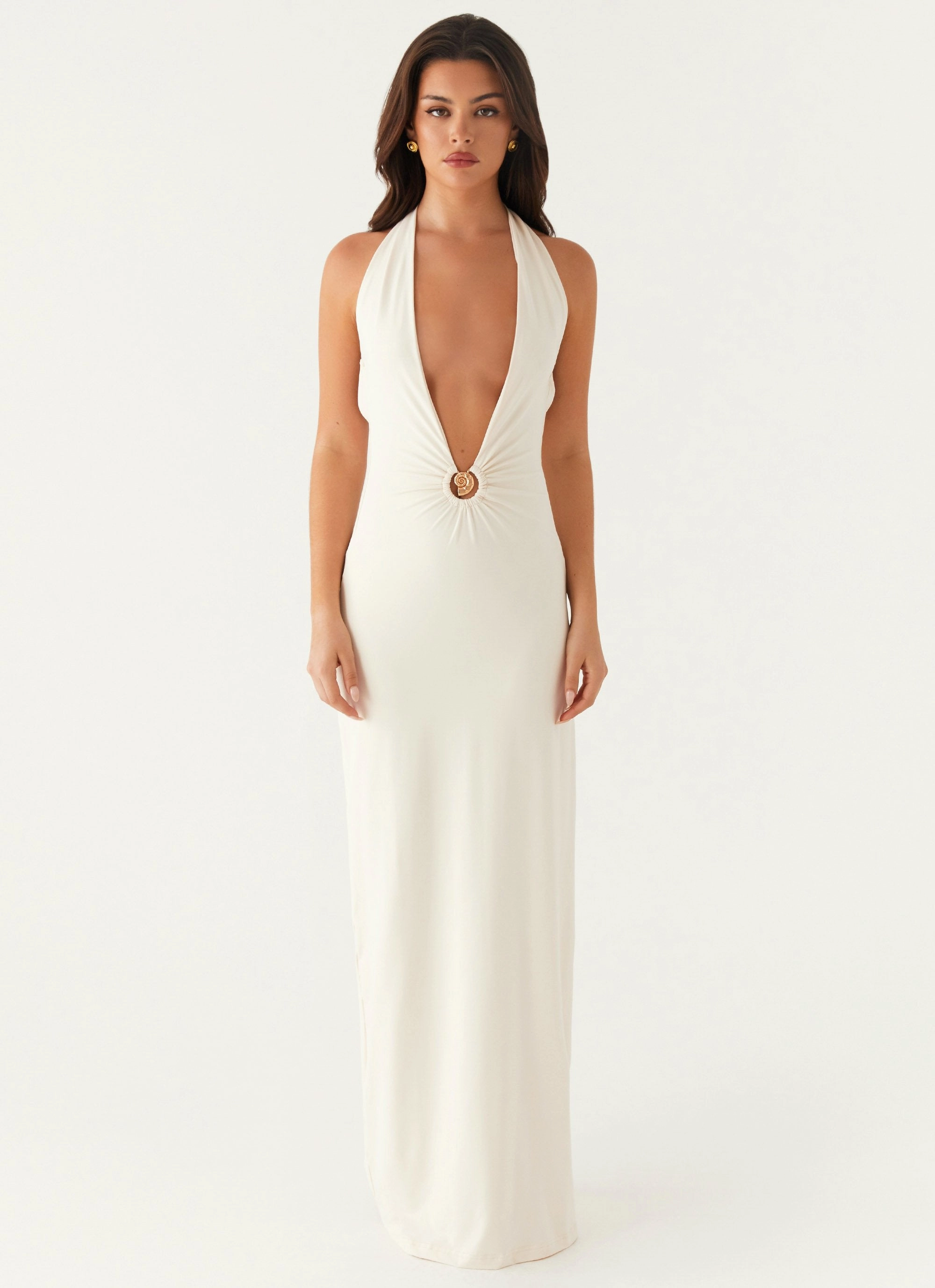 Dominica Maxi Dress - Ivory Grace Walk Stylish Appearance