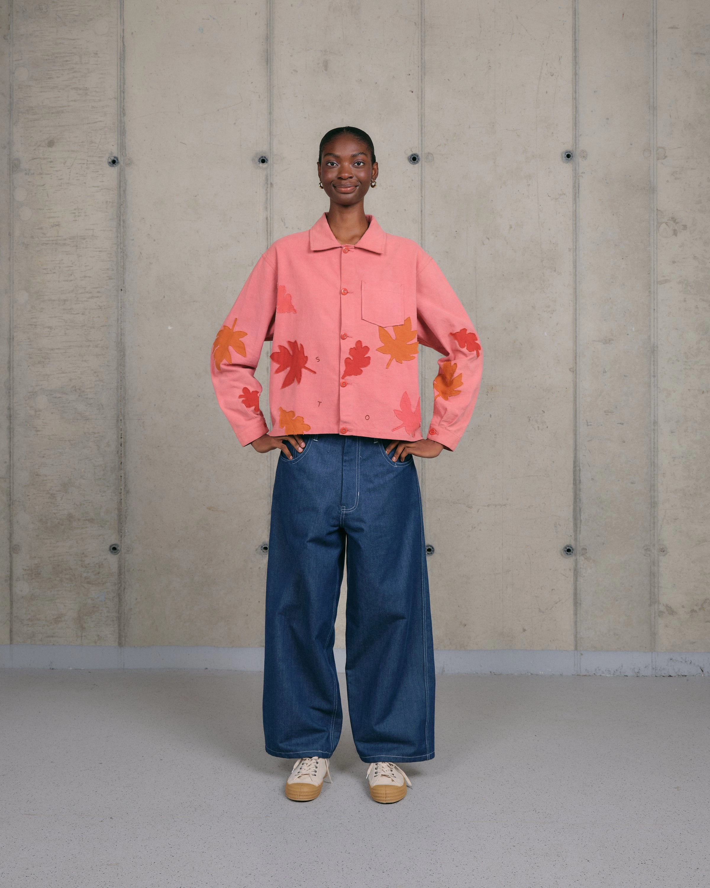 Chic beachwear dress Fresh Color Poetry Jeans - Dark Denim Wonky-Wear