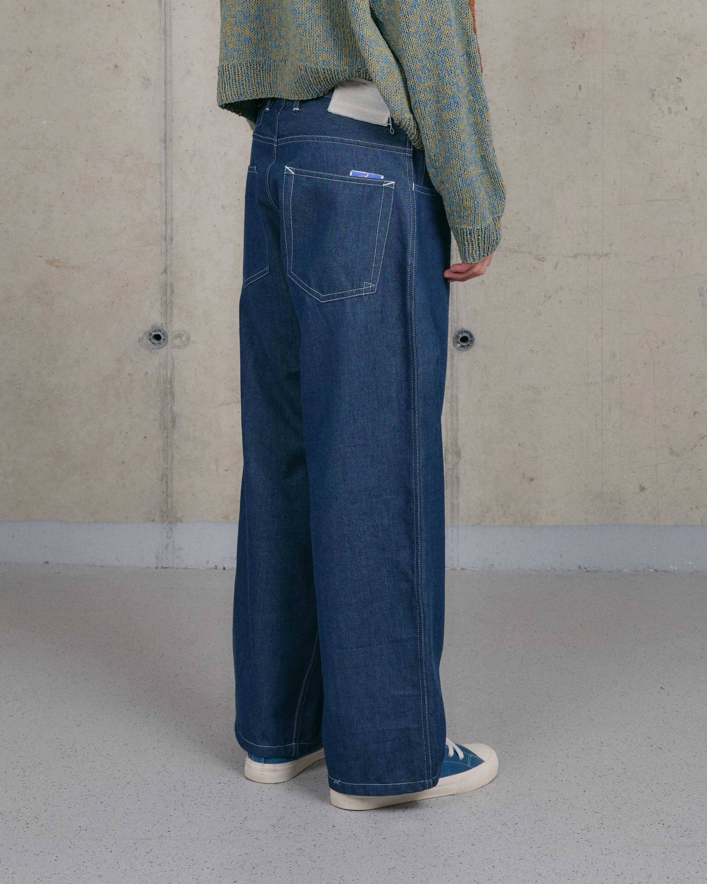 Elegant Silhouette Dreamy Flow Poetry Jeans - Dark Denim Wonky-Wear