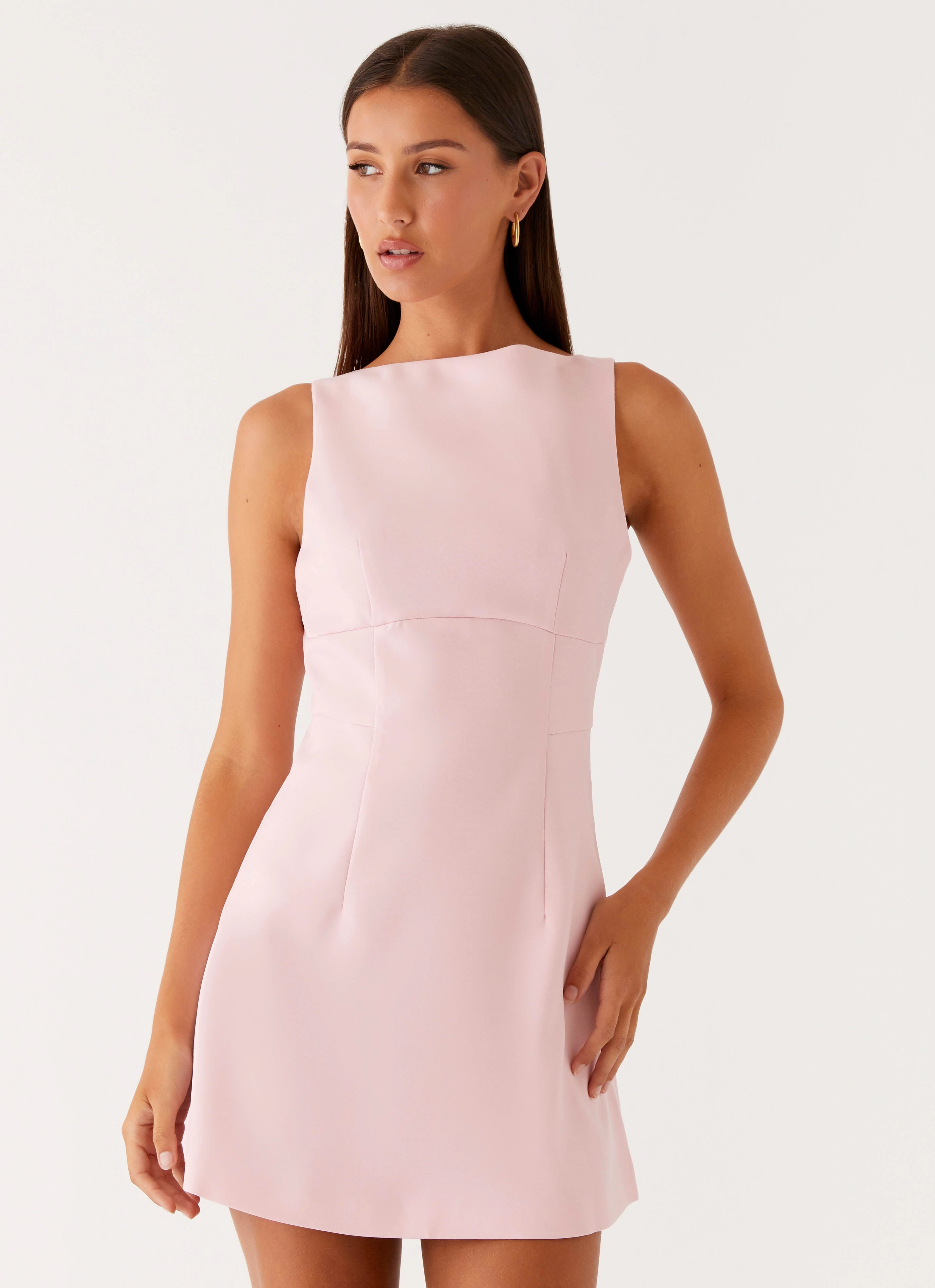 Lulita Mini Dress - Pink Fall Layer